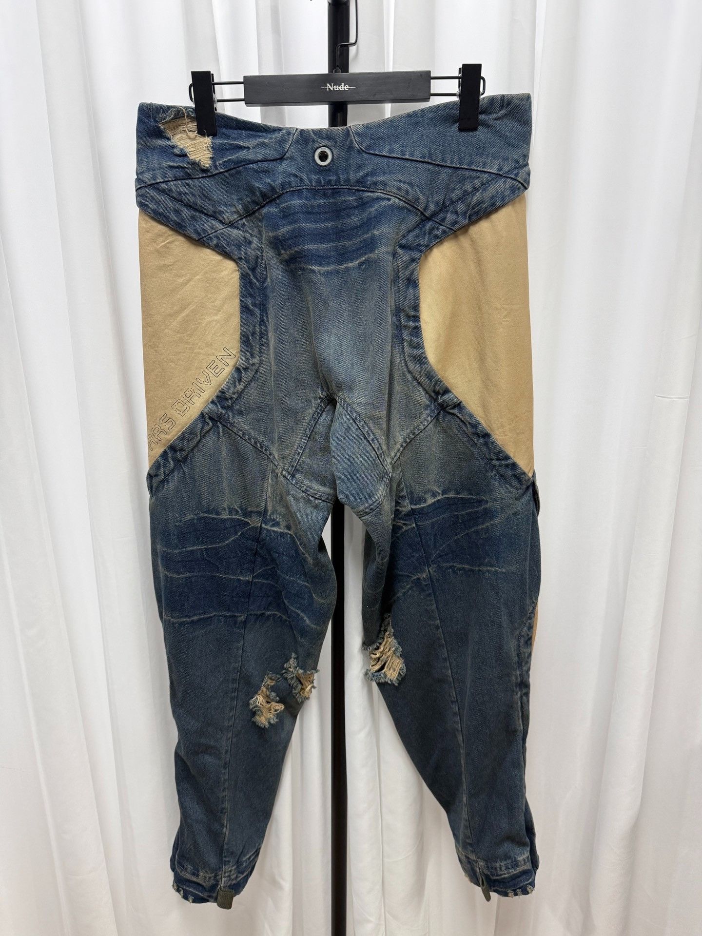 Hamcus hamcus S.O.D.A. Blue Heavy Wash Jeans Size US 36 / EU 52 - 6 Thumbnail