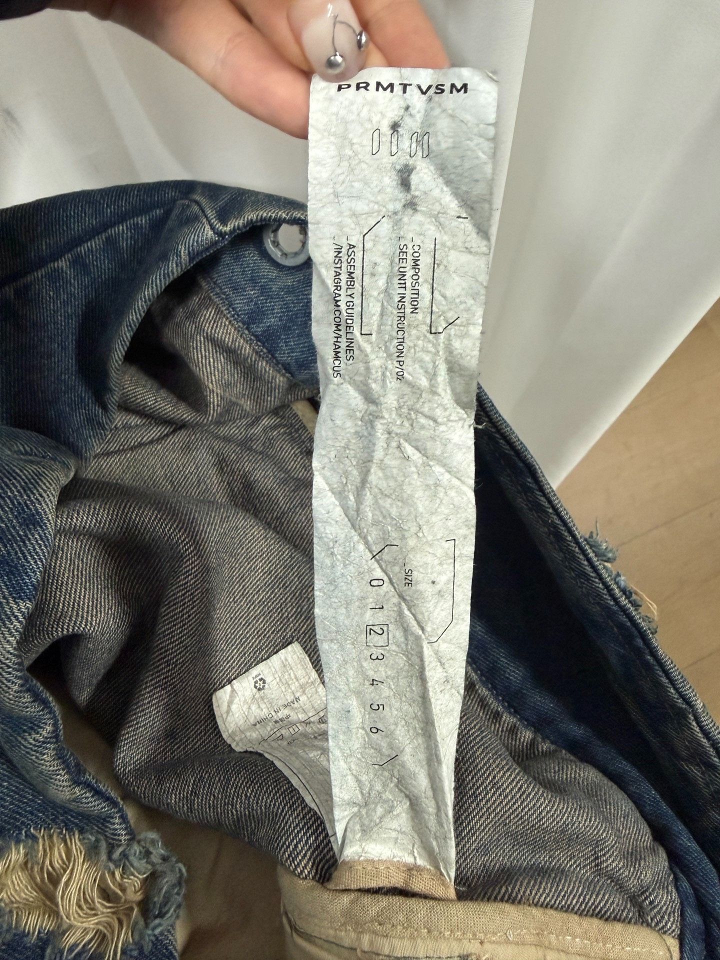 Hamcus hamcus S.O.D.A. Blue Heavy Wash Jeans Size US 36 / EU 52 - 4 Thumbnail