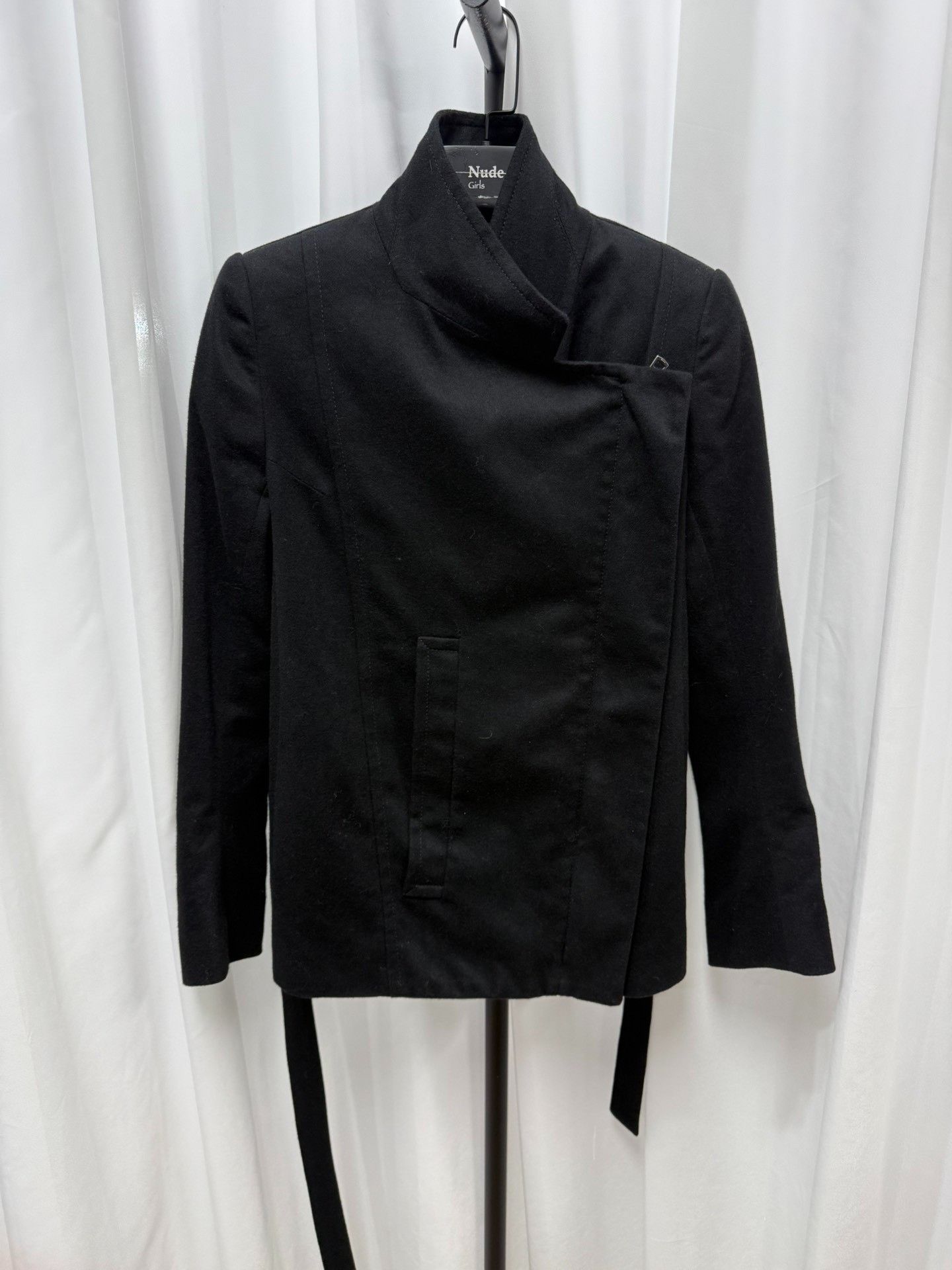 Ann Demeulemeester Ann Demeulemeester Cashmere Blend Runway Zip Jacket Size XXS / US 00 / IT 34 - 3 Thumbnail
