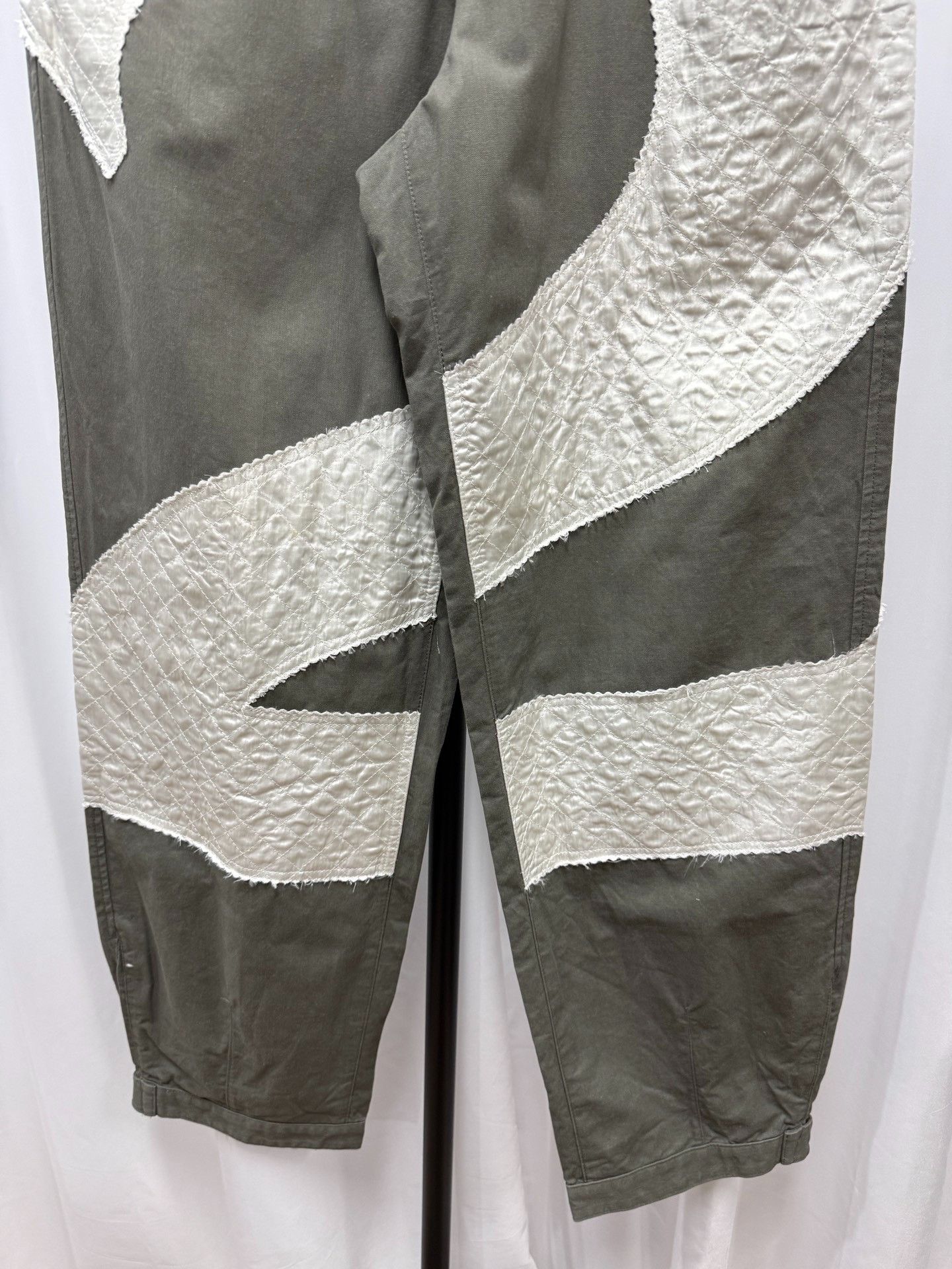Issey Miyake Issey Miyake Green Gray Cargo Pants Size US 26 / EU 42 - 3 Thumbnail