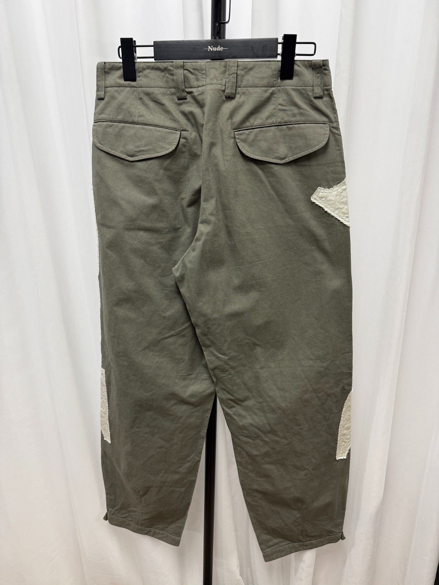 Issey Miyake Issey Miyake Green Gray Cargo Pants Size US 26 / EU 42 - 5 Thumbnail