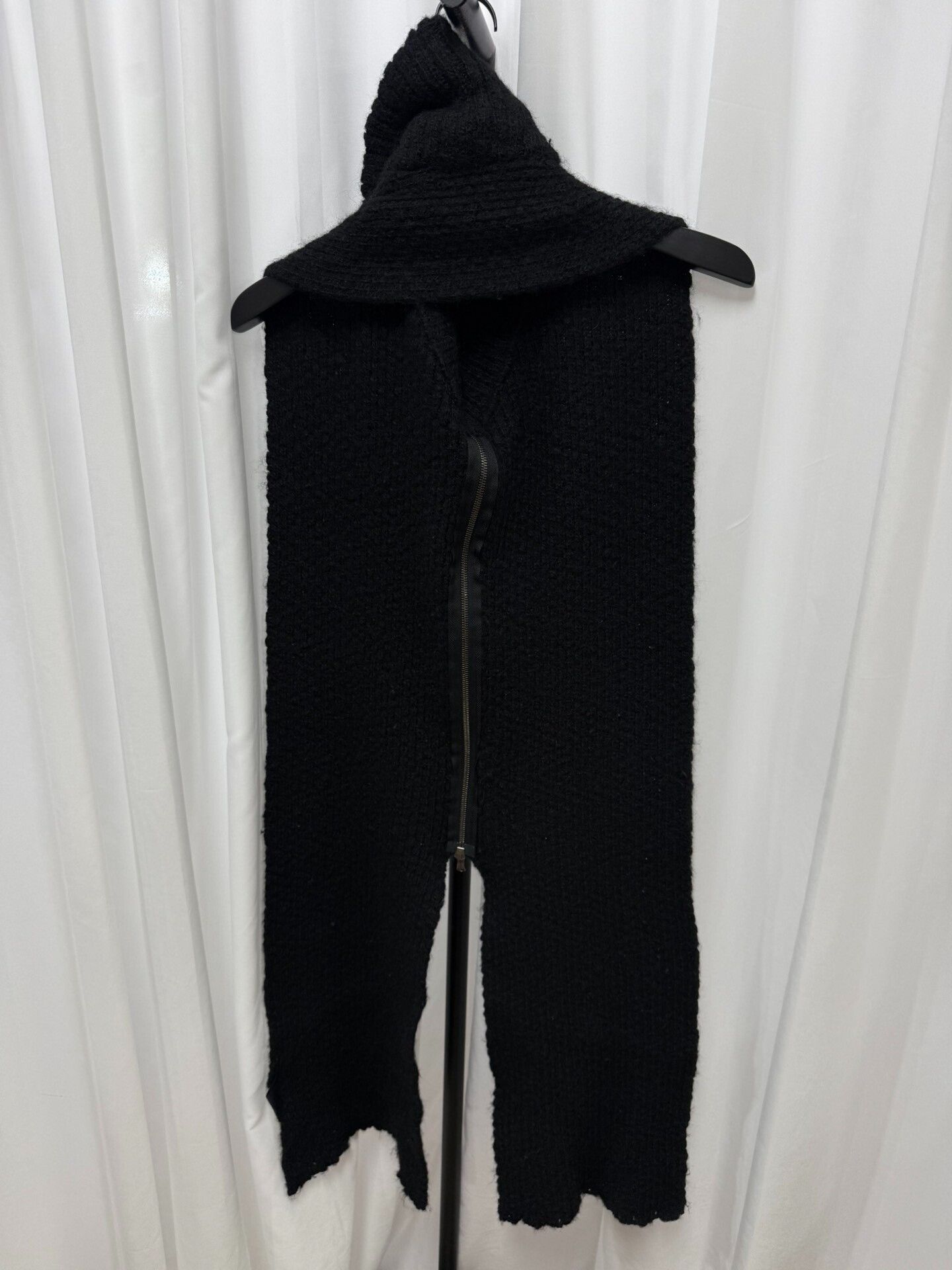 The Viridi-anne viride anne TVA Wool Zip Scarf Collar Size ONE SIZE - 6 Thumbnail