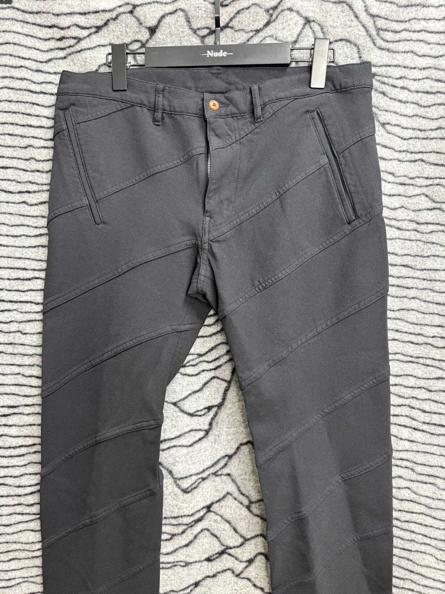 Comme des Garcons Homme Plus Comme des Garçons Homme Plus Spiral Trousers L Size US 35 - 2 Thumbnail