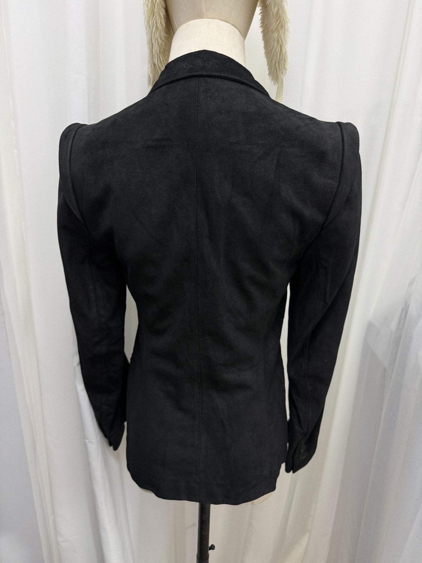 Ann Demeulemeester Ann Demeulemeester Distressed Sheepskin Blazer Size XXS / US 00 / IT 34 - 4 Thumbnail