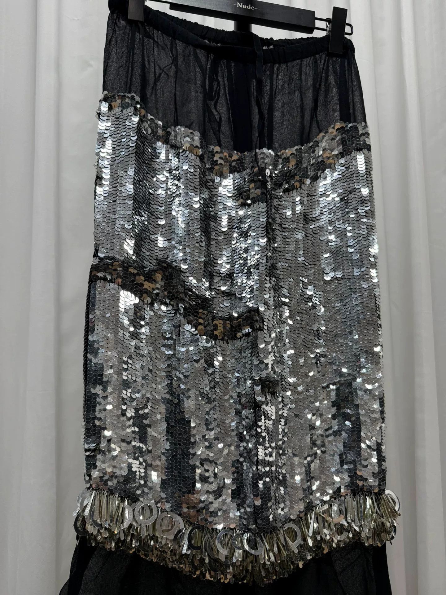 Dries Van Noten Dries Van Noten Sequin Skirt 34 Size 34" / US 12 / IT 48 - 3 Thumbnail