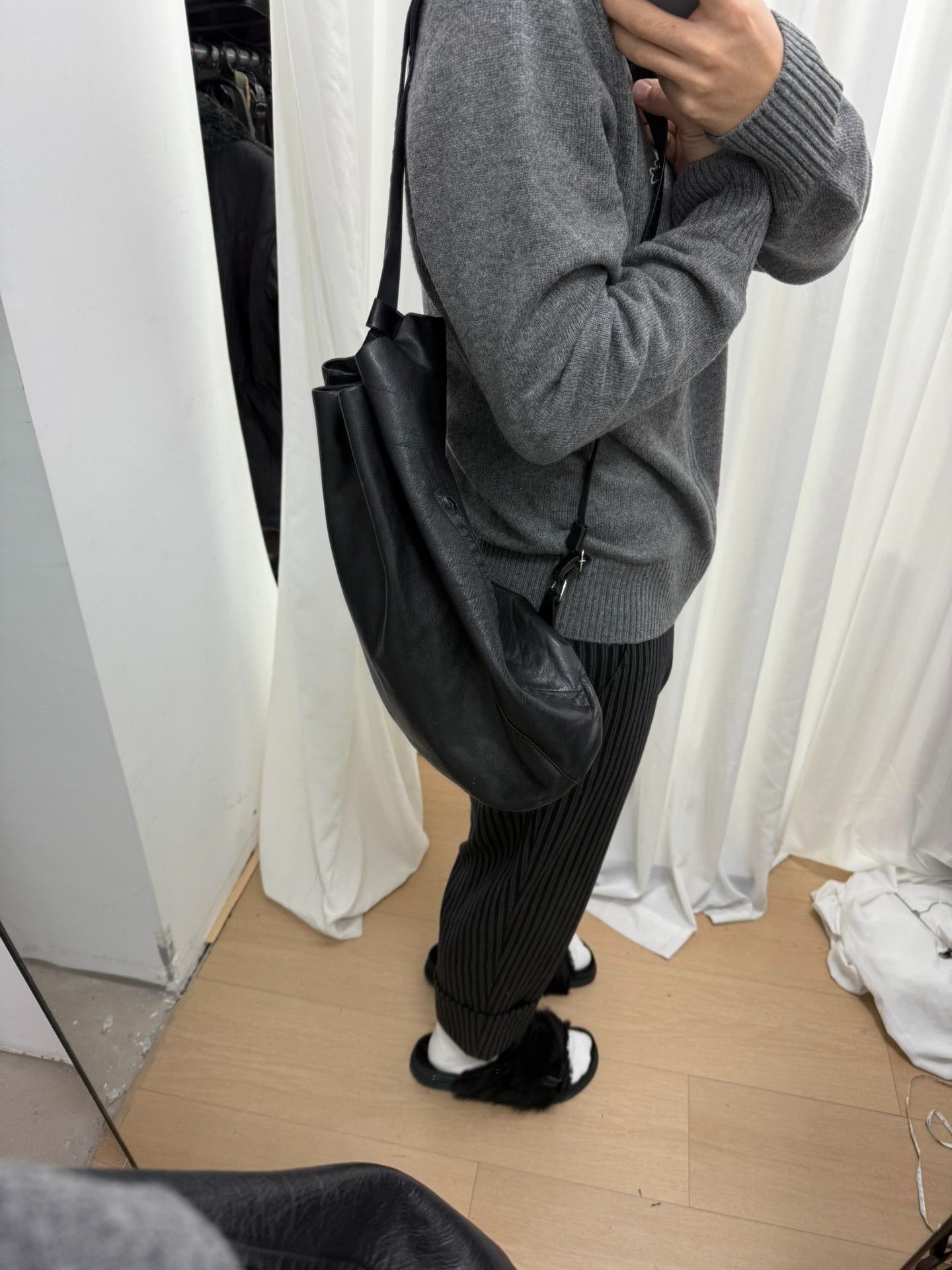 Y's Yohji Yamamoto Y's Leather Bucket Bag Size ONE SIZE - 7 Thumbnail