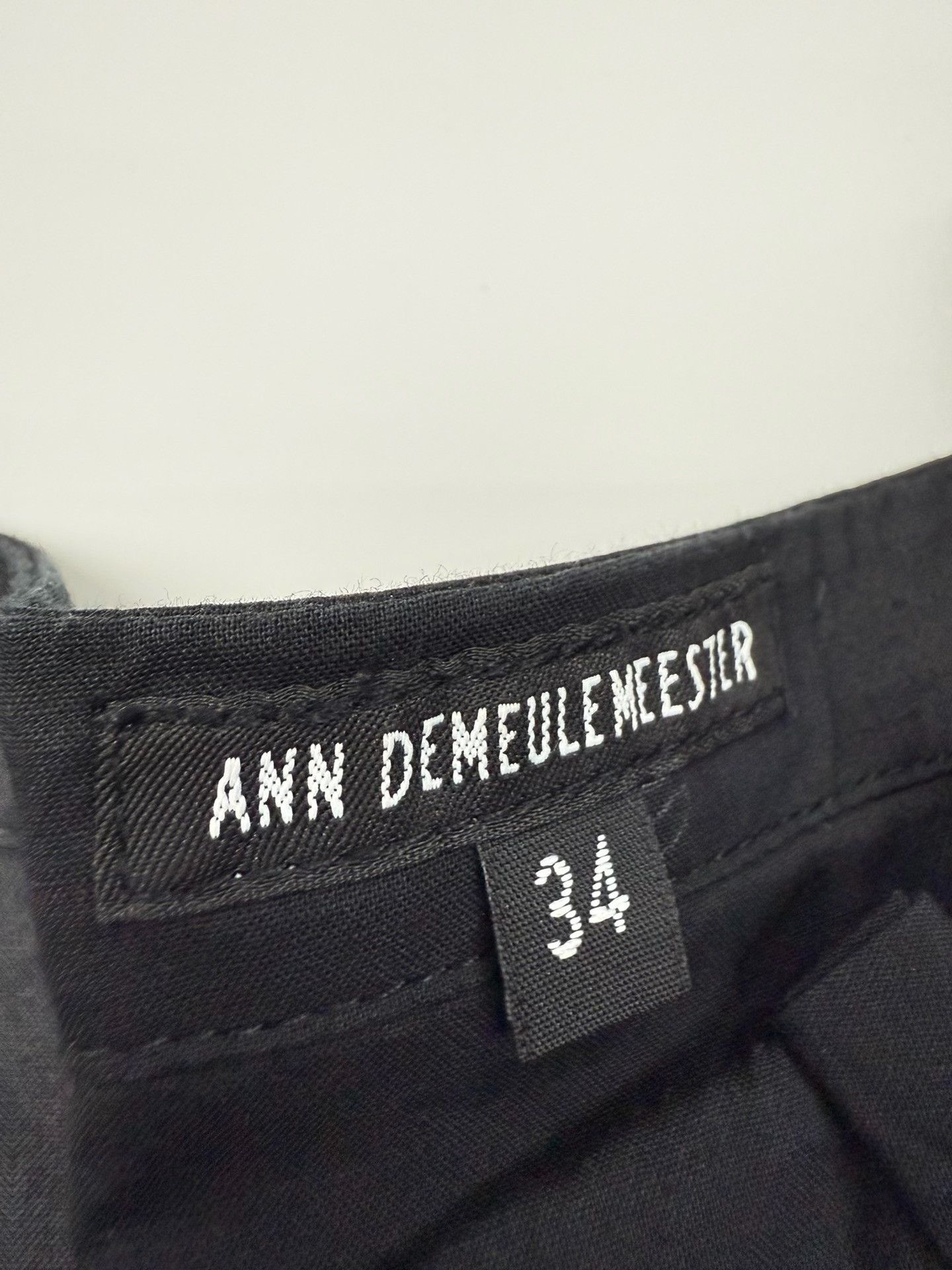 Ann Demeulemeester Ann Demeulemeester Black Pleated Shirt Dress Size XXS / US 00 / IT 34 - 7 Thumbnail