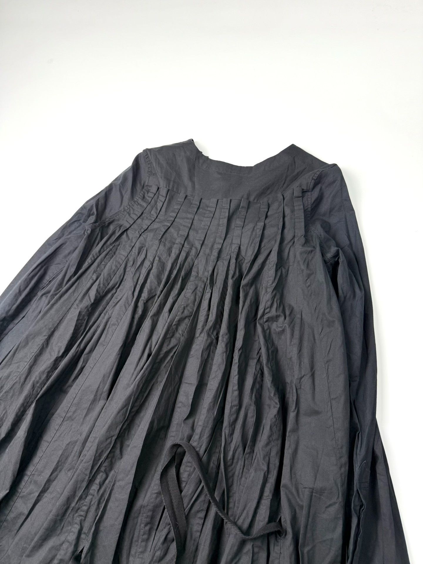 Ann Demeulemeester Ann Demeulemeester Black Pleated Shirt Dress Size XXS / US 00 / IT 34 - 6 Thumbnail