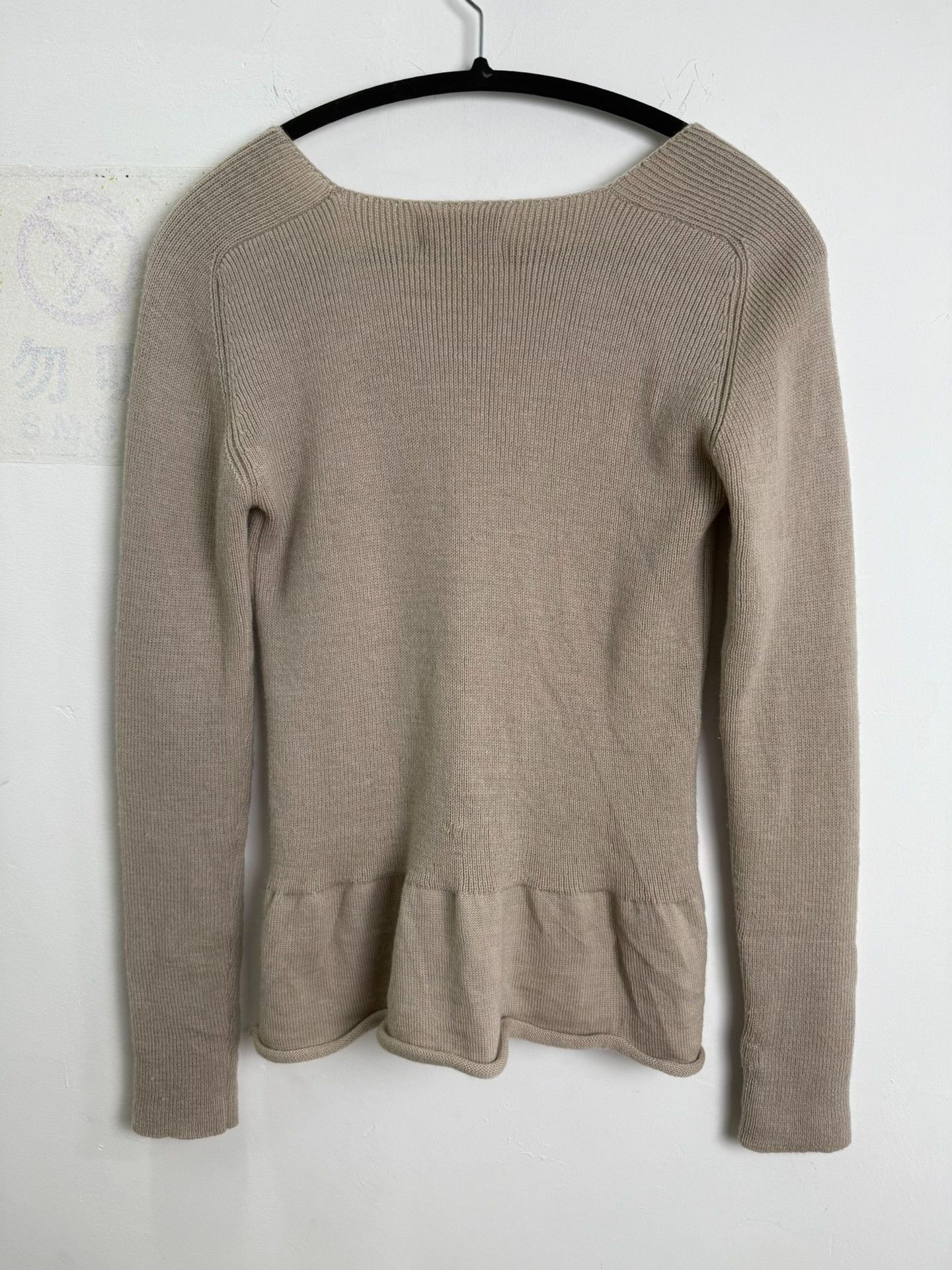 Yohji Yamamoto Yohji Yamamoto 90s Ruffled Waist-Knit Top Size M / US 6-8 / IT 42-44 - 7 Thumbnail