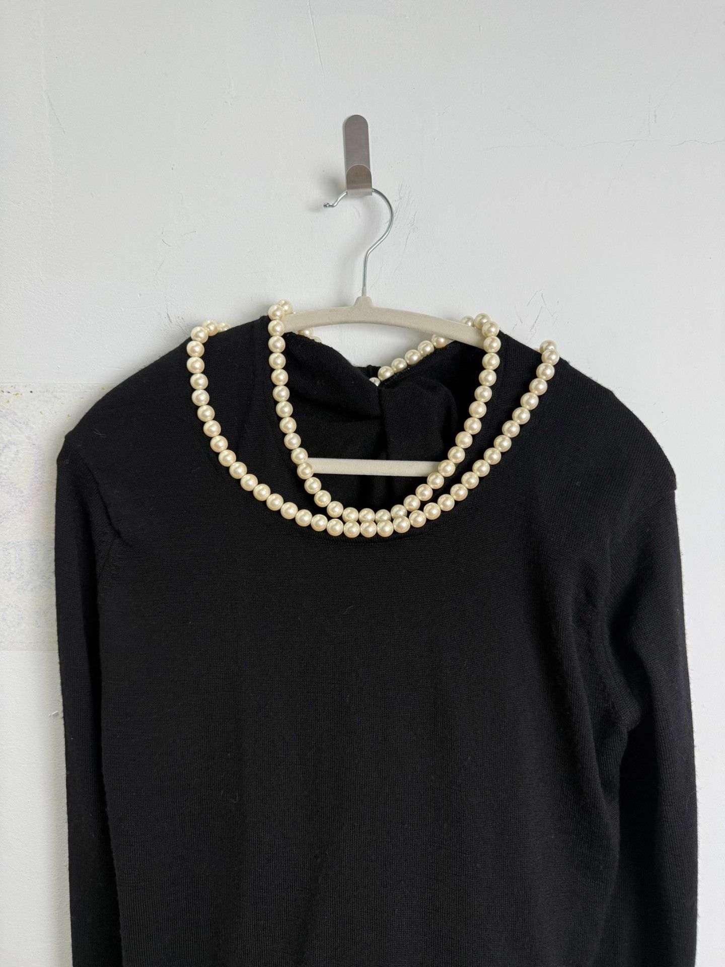 Junya Watanabe Junya Watanabe 03AW Double Knit Wool Pearl Sweater Size US M / EU 48-50 / 2 - 4 Thumbnail