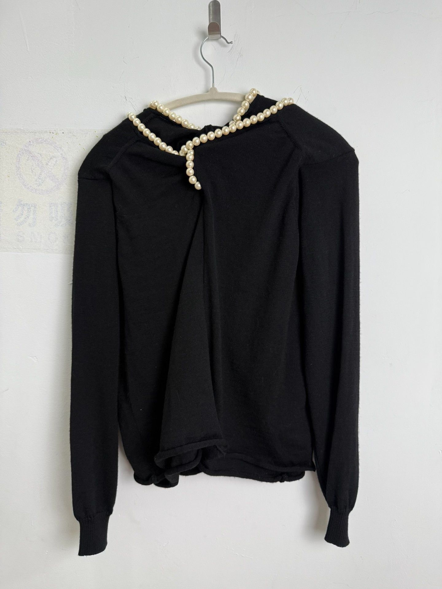 Junya Watanabe Junya Watanabe 03AW Double Knit Wool Pearl Sweater Size US M / EU 48-50 / 2 - 3 Thumbnail