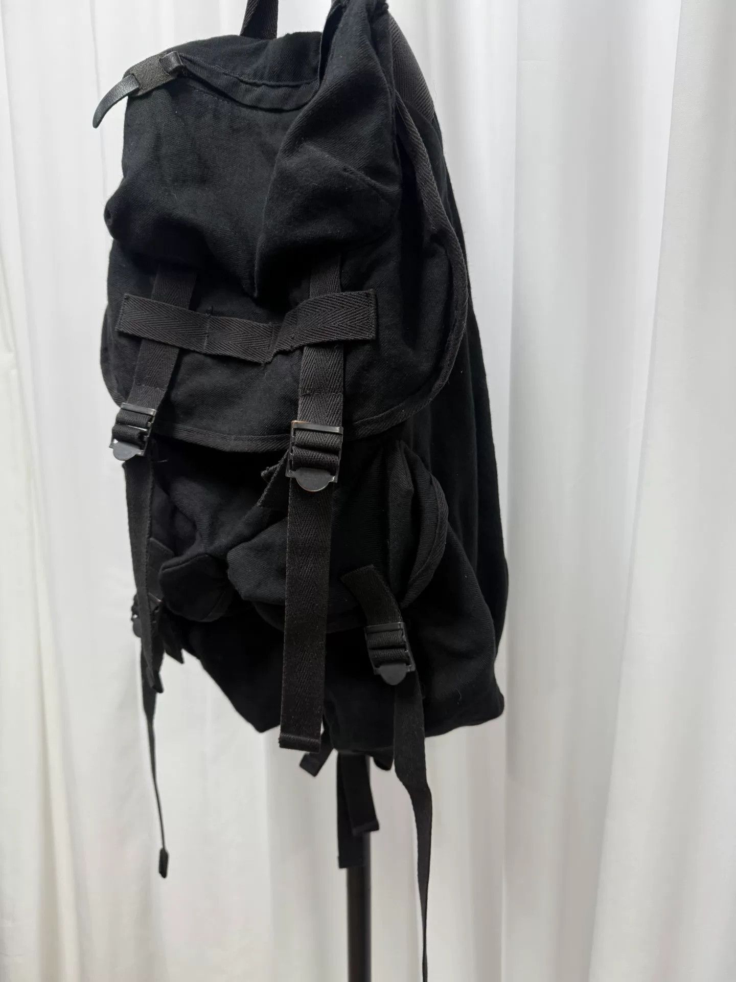 Yohji Yamamoto Yohji Yamamoto Y's Canvas Tactical Backpack Size ONE SIZE - 2 Thumbnail