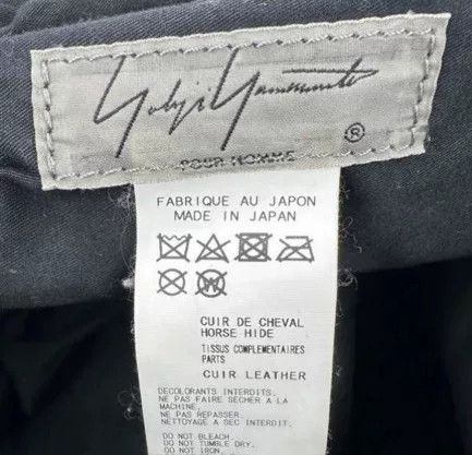 Yohji Yamamoto Yohji Yamamoto Pour Homme Leather Hobo Bag Size ONE SIZE - 6 Thumbnail