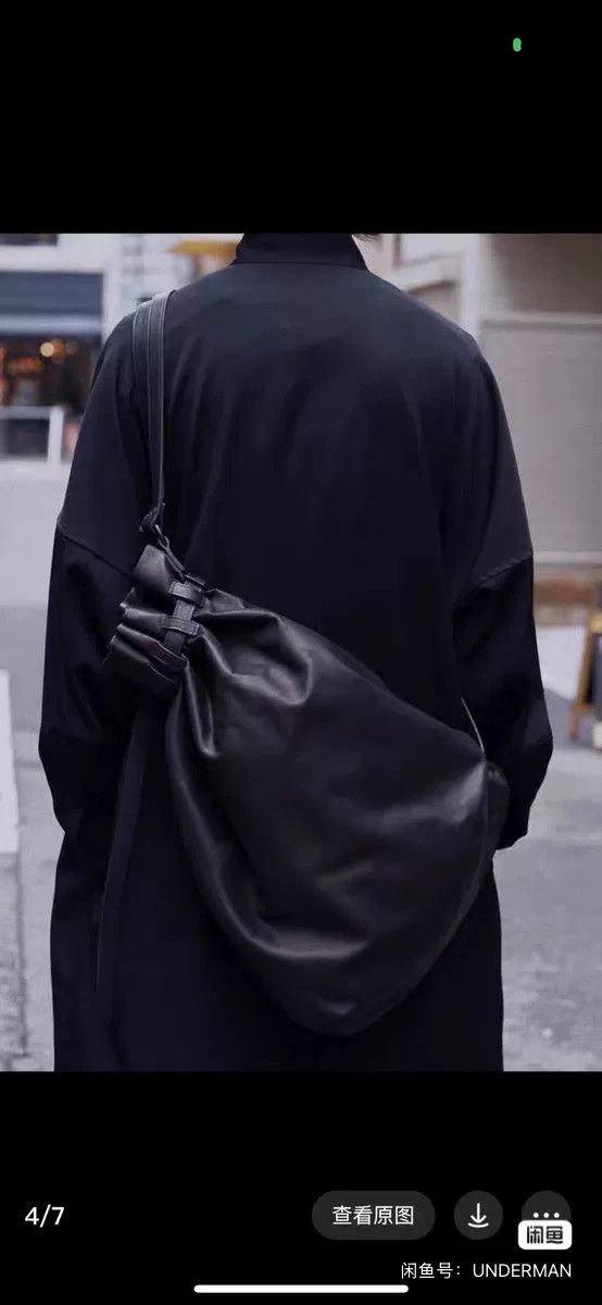 Yohji Yamamoto Yohji Yamamoto Pour Homme Leather Hobo Bag Size ONE SIZE - 5 Thumbnail