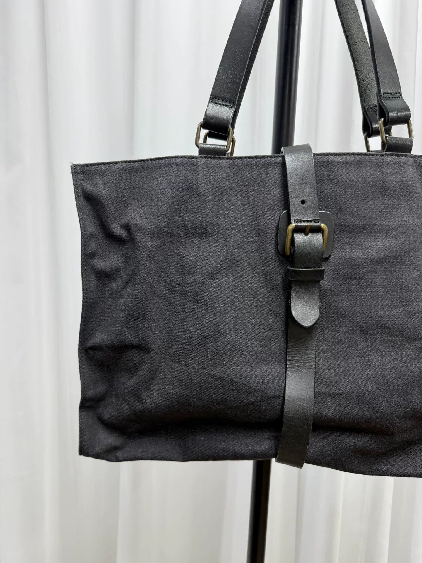 Dries Van Noten Dries van Noten Cotton-Linen Strap Handbag Size ONE SIZE - 2 Thumbnail