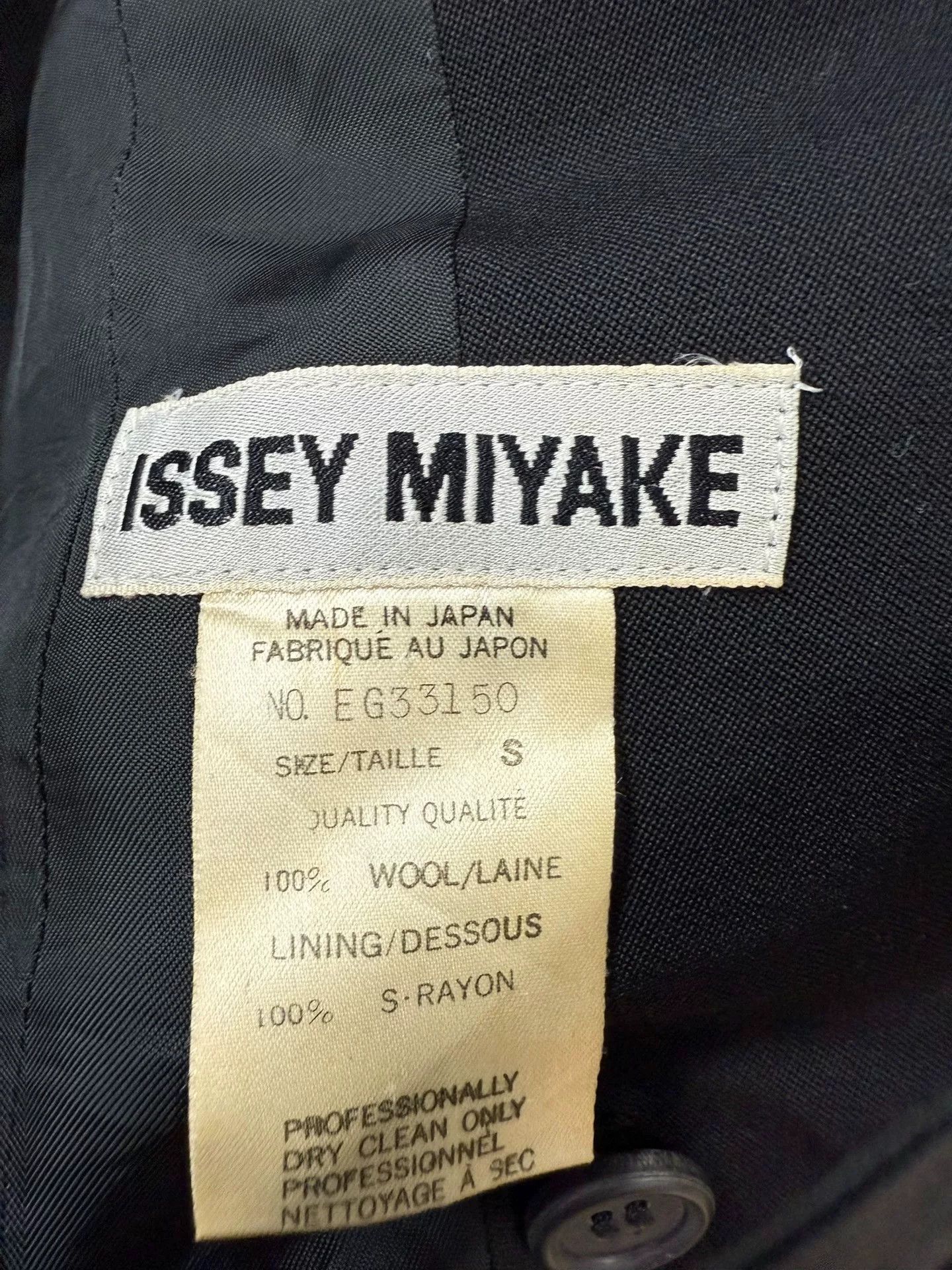 Issey Miyake Issey Miyake Wool Fake Collar Vest Size US M / EU 48-50 / 2 - 5 Thumbnail