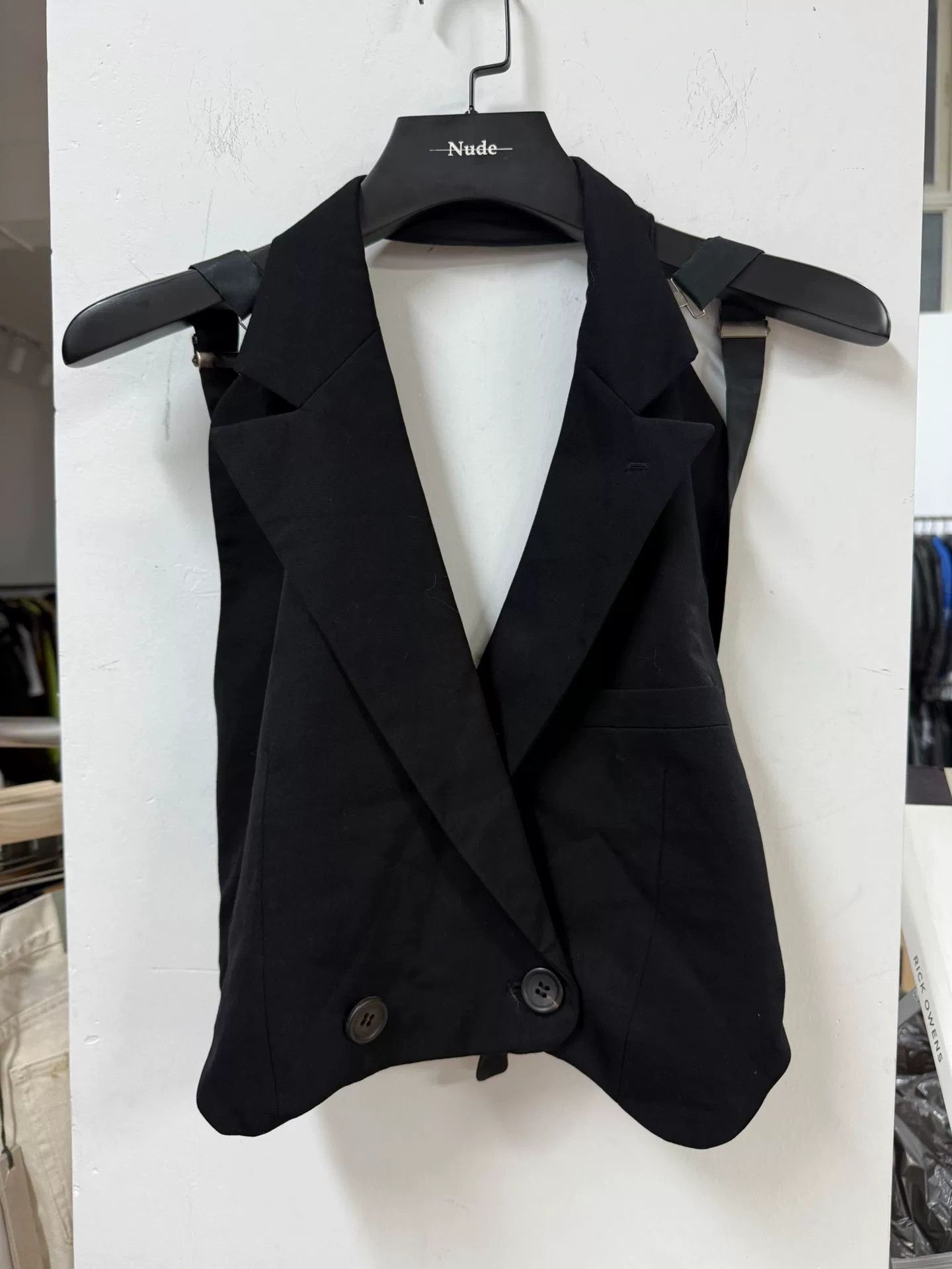 Issey Miyake Issey Miyake Wool Fake Collar Vest Size US M / EU 48-50 / 2 - 2 Thumbnail