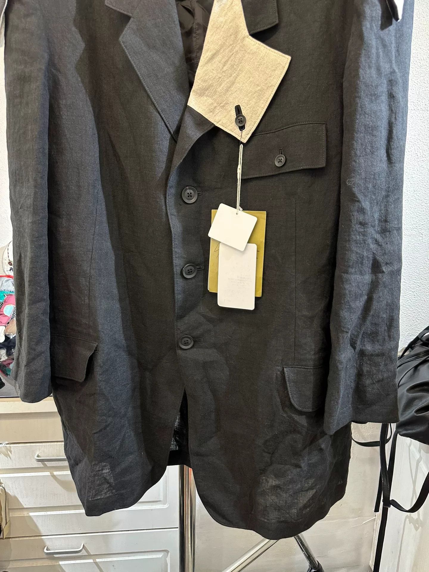 Yohji Yamamoto Yohji Yamamoto 22SS Linen Blazer Size US M / EU 48-50 / 2 - 3 Thumbnail