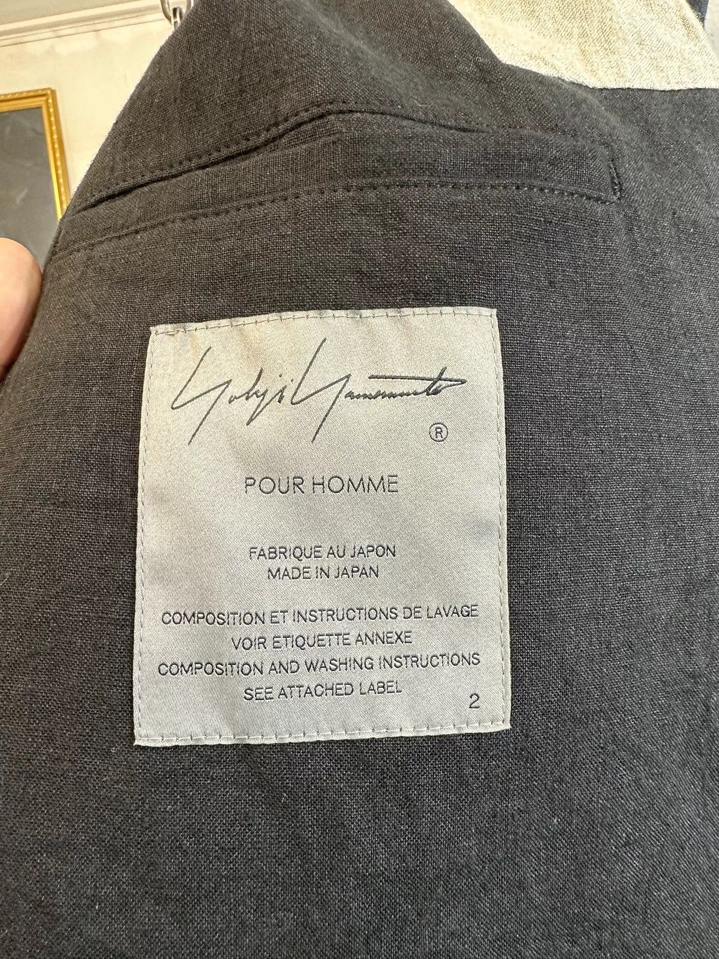 Yohji Yamamoto Yohji Yamamoto 22SS Linen Blazer Size US M / EU 48-50 / 2 - 6 Thumbnail