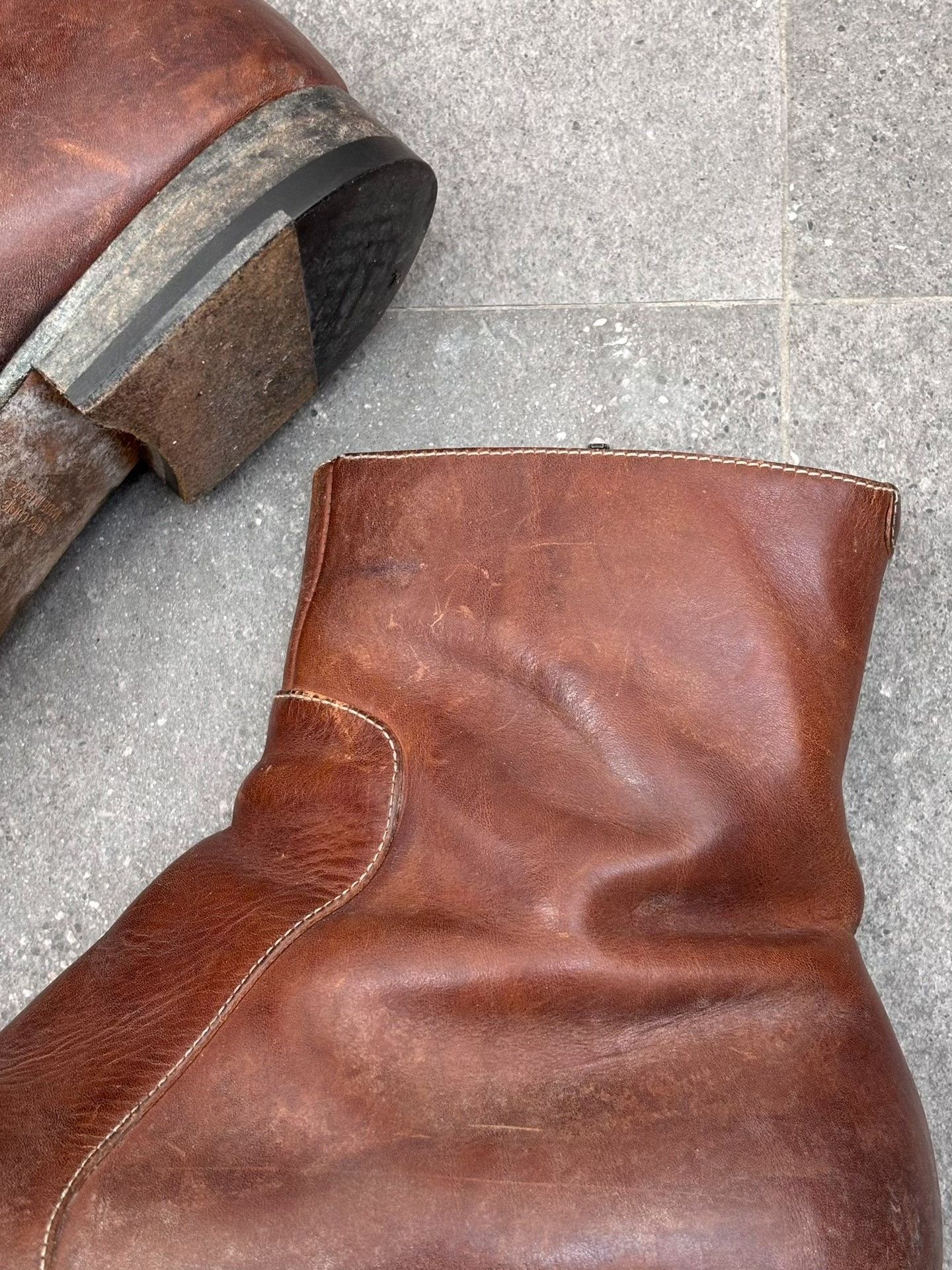 Maison Margiela Maison Martin Margiela 2000s Side Zip Ankle Boots Size US 10 / EU 43 - 3 Thumbnail