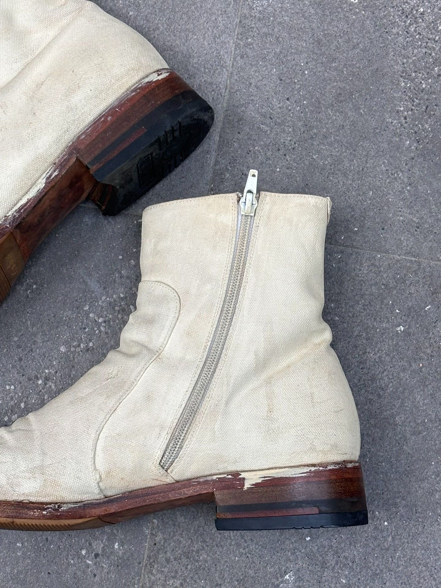 Maison Margiela Maison Martin Margiela 00's Painted Ankle Boots Size US 10 / EU 43 - 4 Thumbnail
