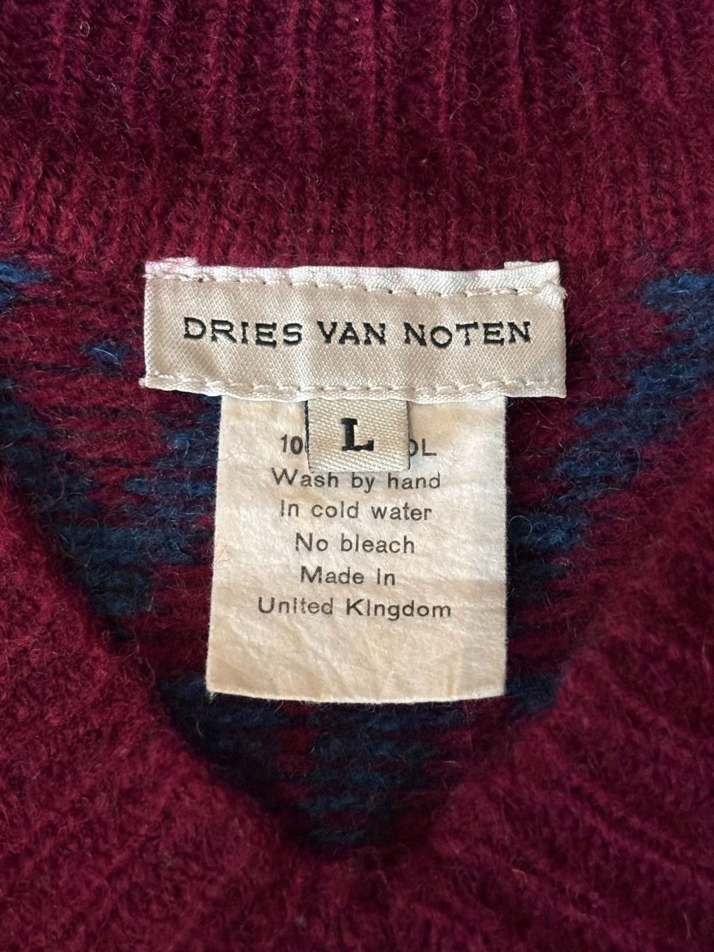 Dries Van Noten Dries Van Noten 00's Ethnic Sweater Size US L / EU 52-54 / 3 - 6 Thumbnail