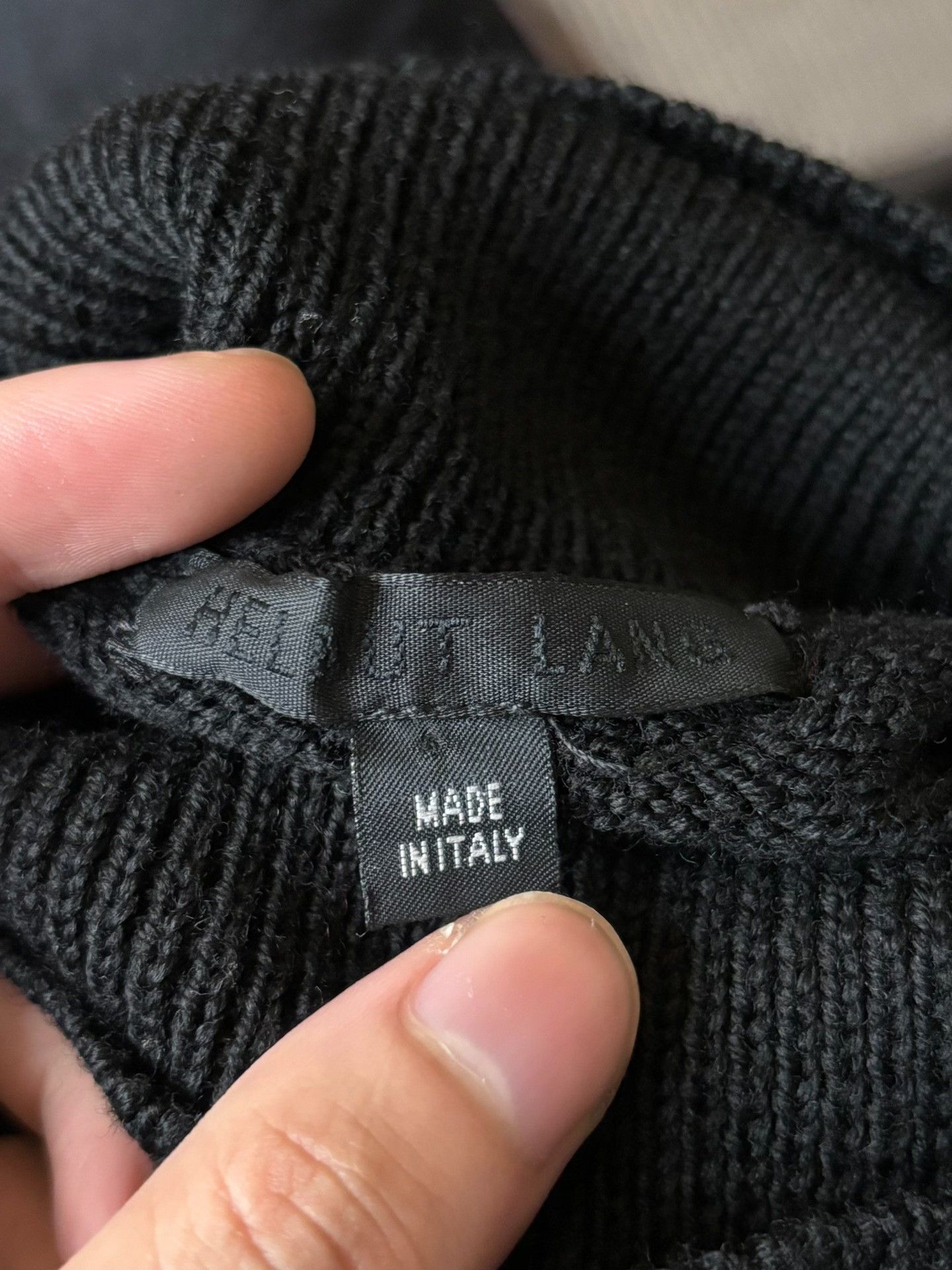 Helmut Lang Helmut Lang 00's Black Turtleneck Sweater Size US S / EU 44-46 / 1 - 7 Thumbnail