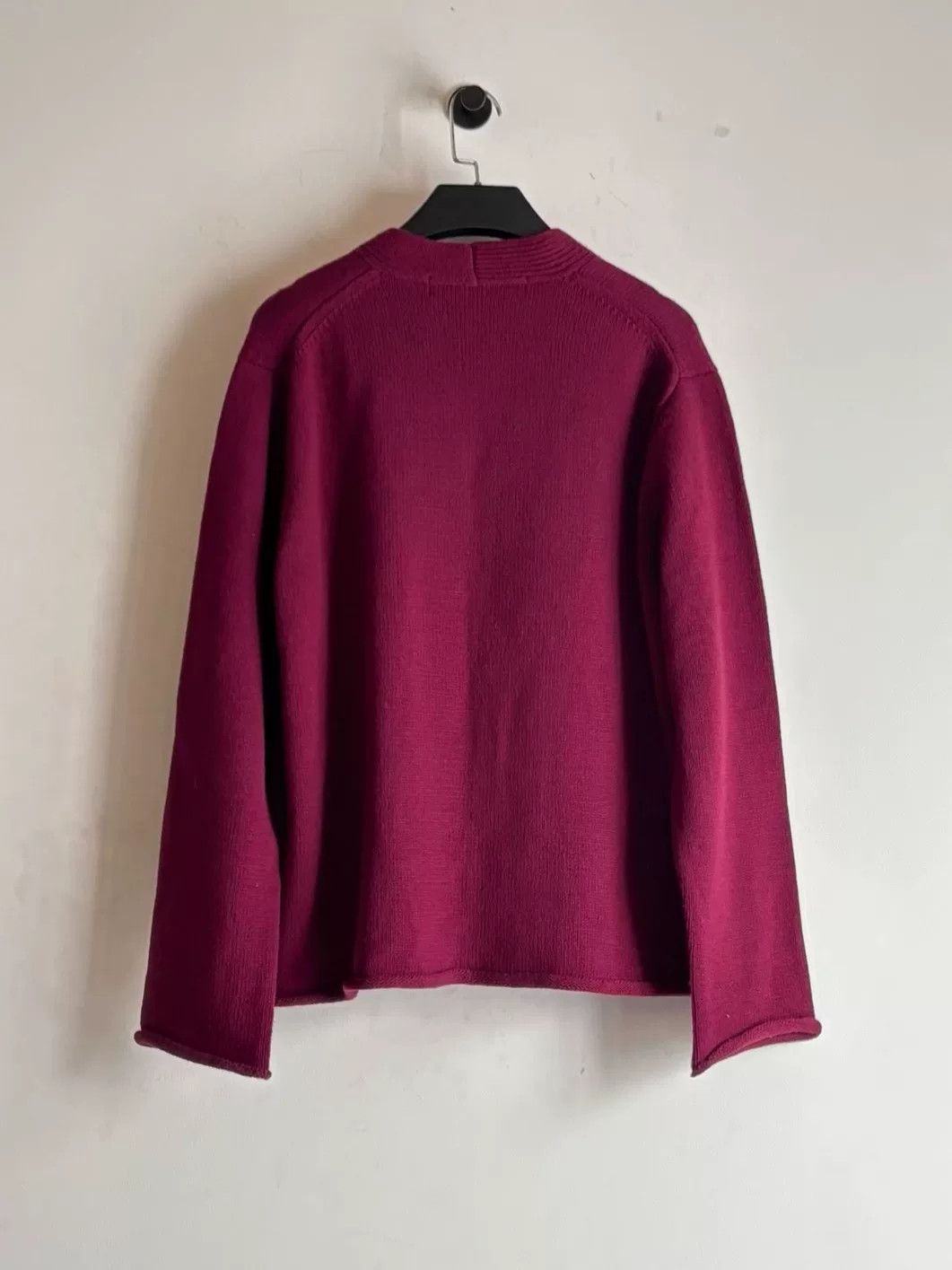 Comme des Garcons Homme Plus Comme des Garçons AW2000 Bordeaux Red Sweater Size US L / EU 52-54 / 3 - 7 Thumbnail
