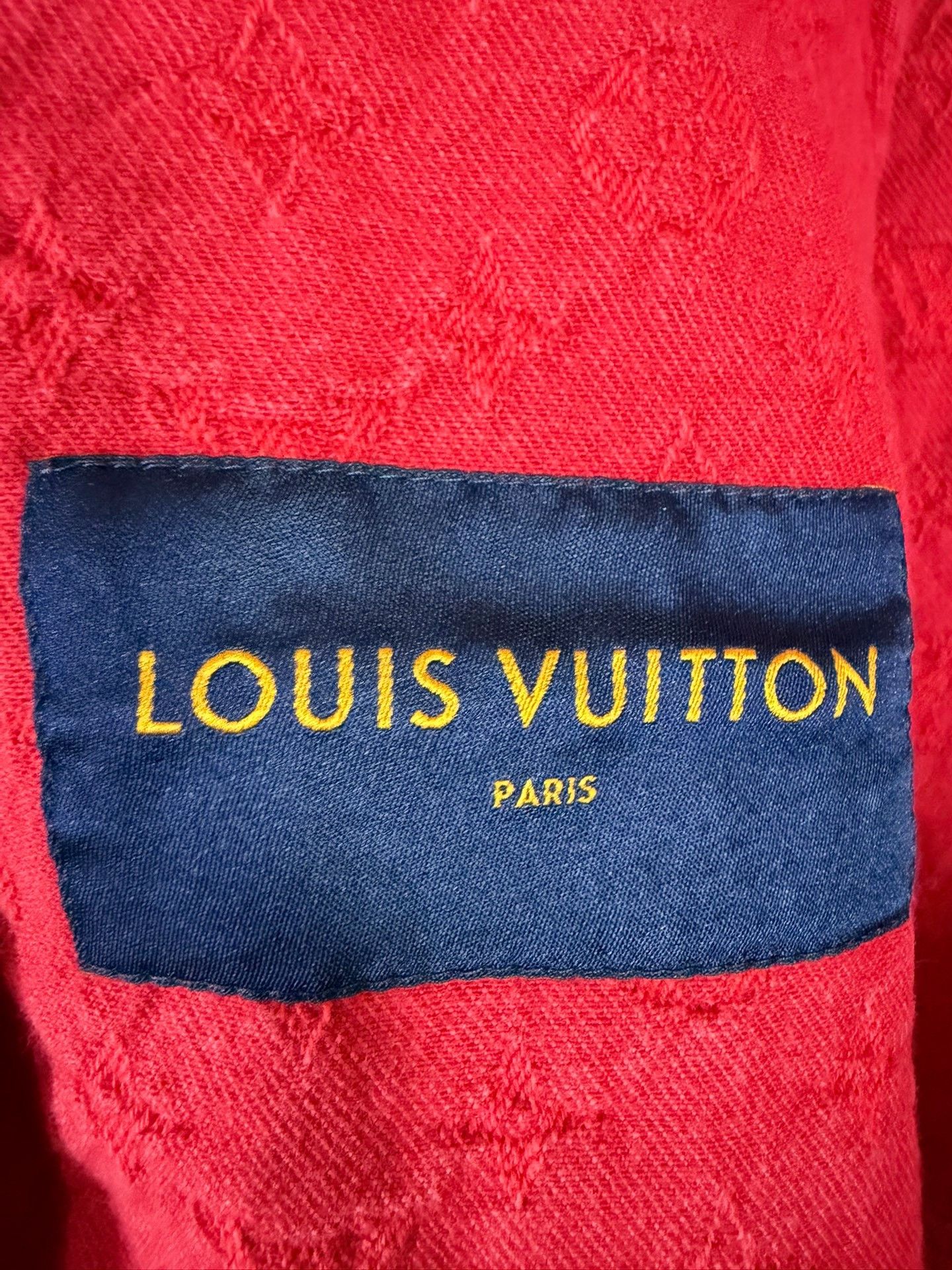 Louis Vuitton Louis Vuitton Denim Red Light Jacket l Men Size US L / EU 52-54 / 3 - 3 Thumbnail