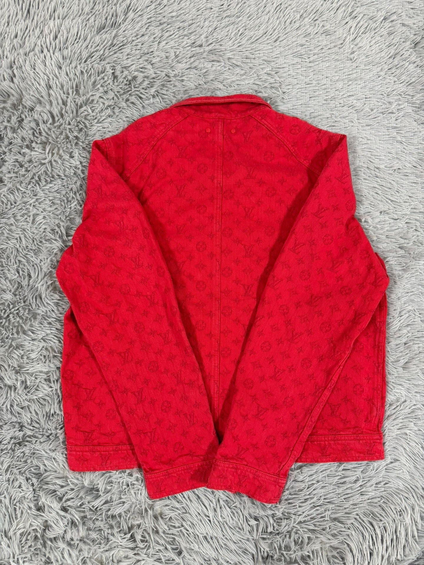 Louis Vuitton Louis Vuitton Denim Red Light Jacket l Men Size US L / EU 52-54 / 3 - 2 Thumbnail