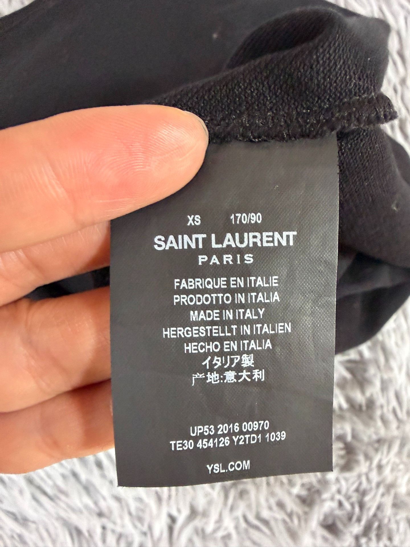Saint Laurent Paris Saint Laurent Paris Black Polo xs Men Size US XS / EU 42 / 0 - 4 Thumbnail