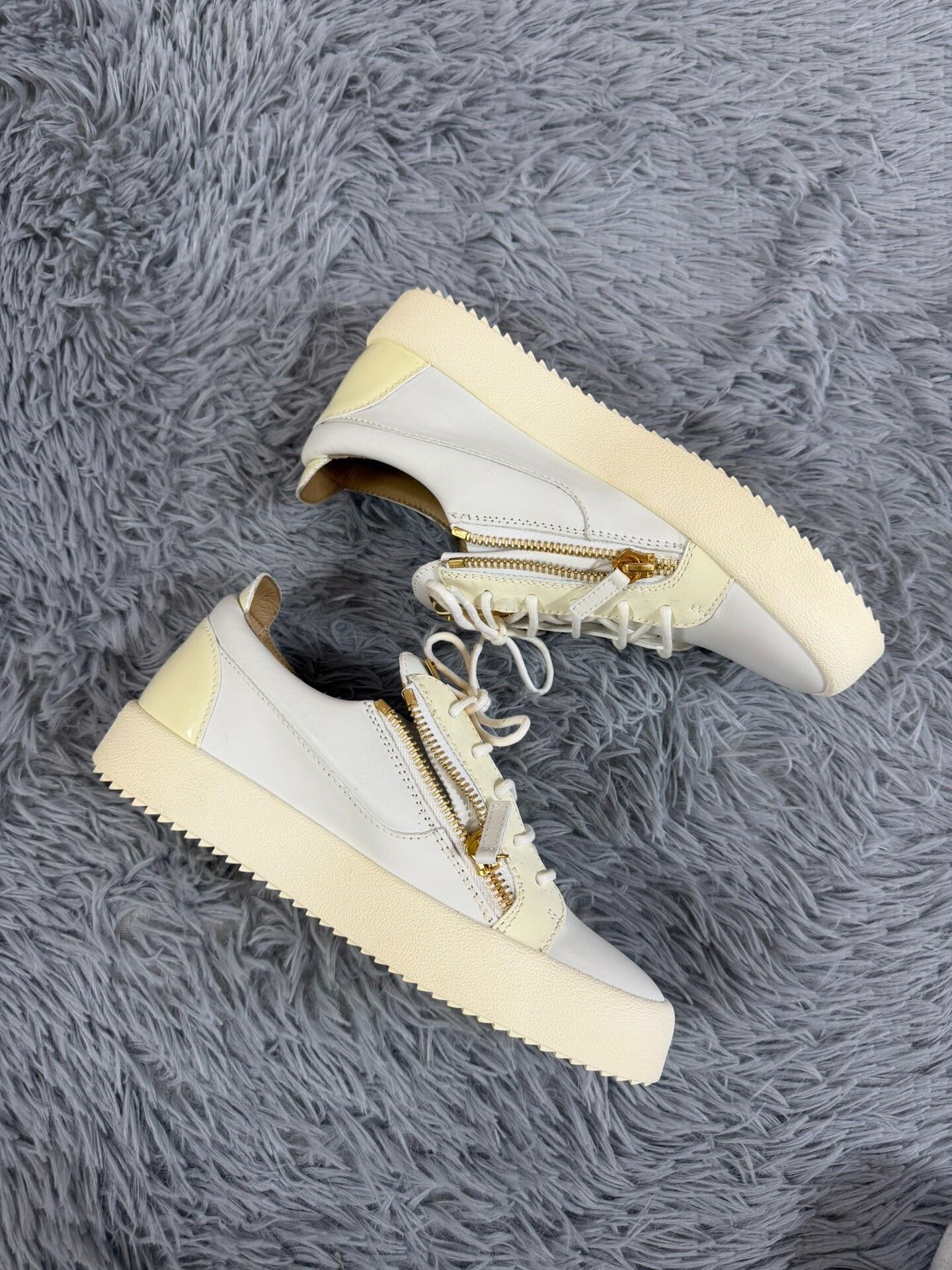 Giuseppe Zanotti Giuseppe Zanotti Casual White Lowtop Sneakers 7 Men Size US 7 / EU 40 - 3 Thumbnail