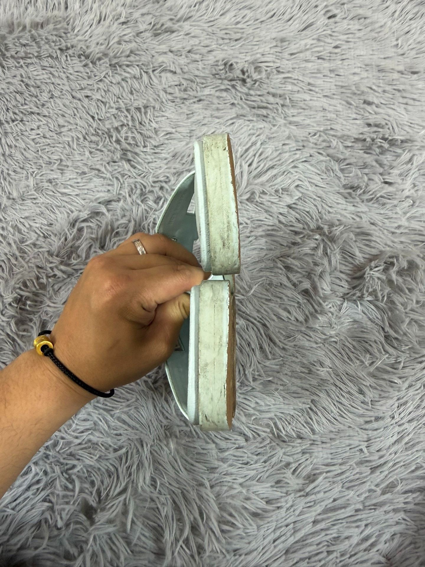 Hermes Hermes Blue Sandals us_8 Women Size US 8 / IT 38 - 2 Thumbnail