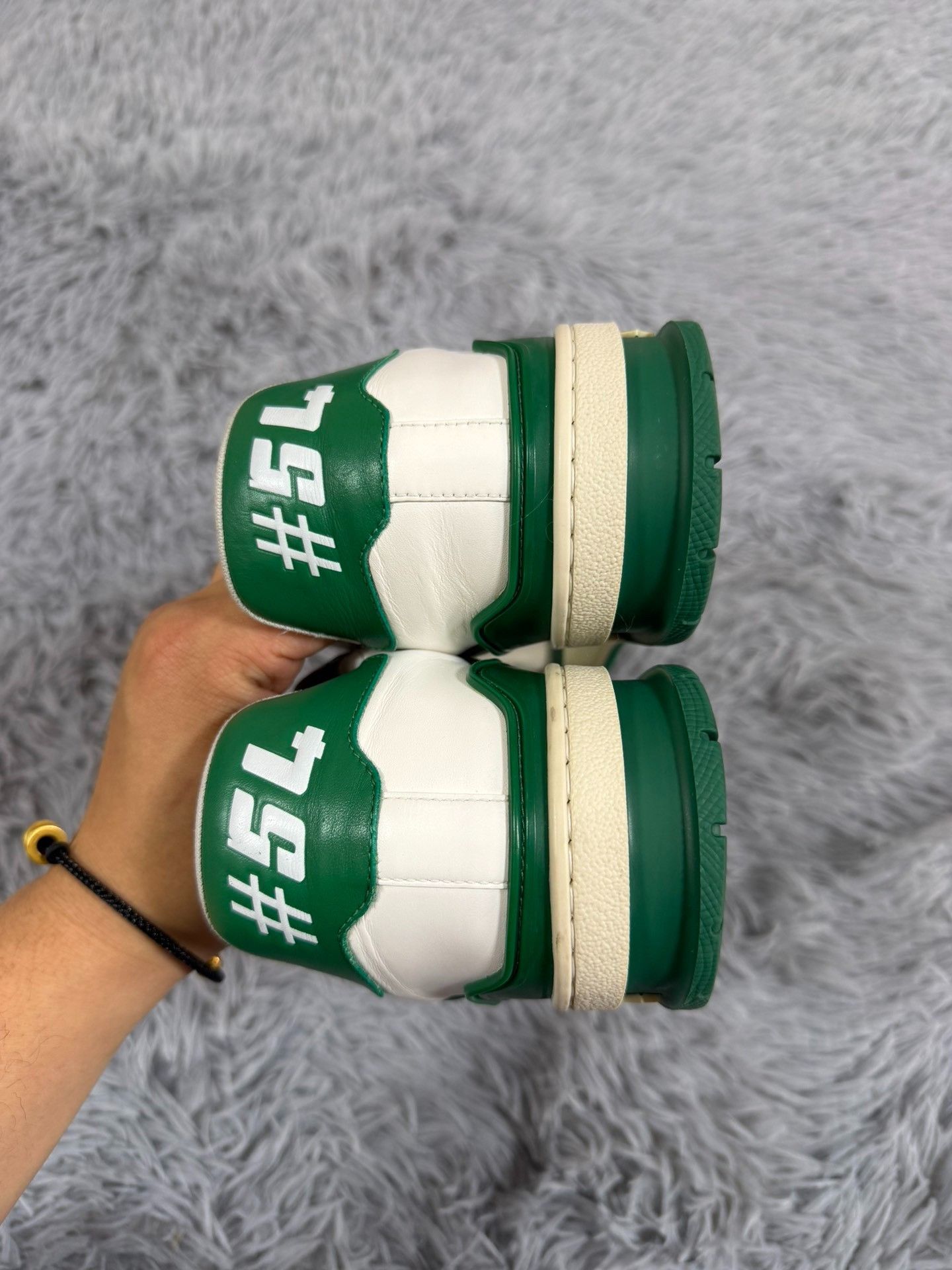 Louis Vuitton Louis Vuitton Training Green Lowtop Sneakers 8.5 Men Size US 8.5 / EU 41-42 - 4 Thumbnail