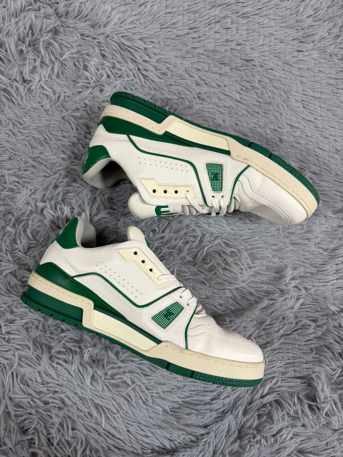 Louis Vuitton Louis Vuitton Training Green Lowtop Sneakers 8.5 Men Size US 8.5 / EU 41-42 - 3 Thumbnail