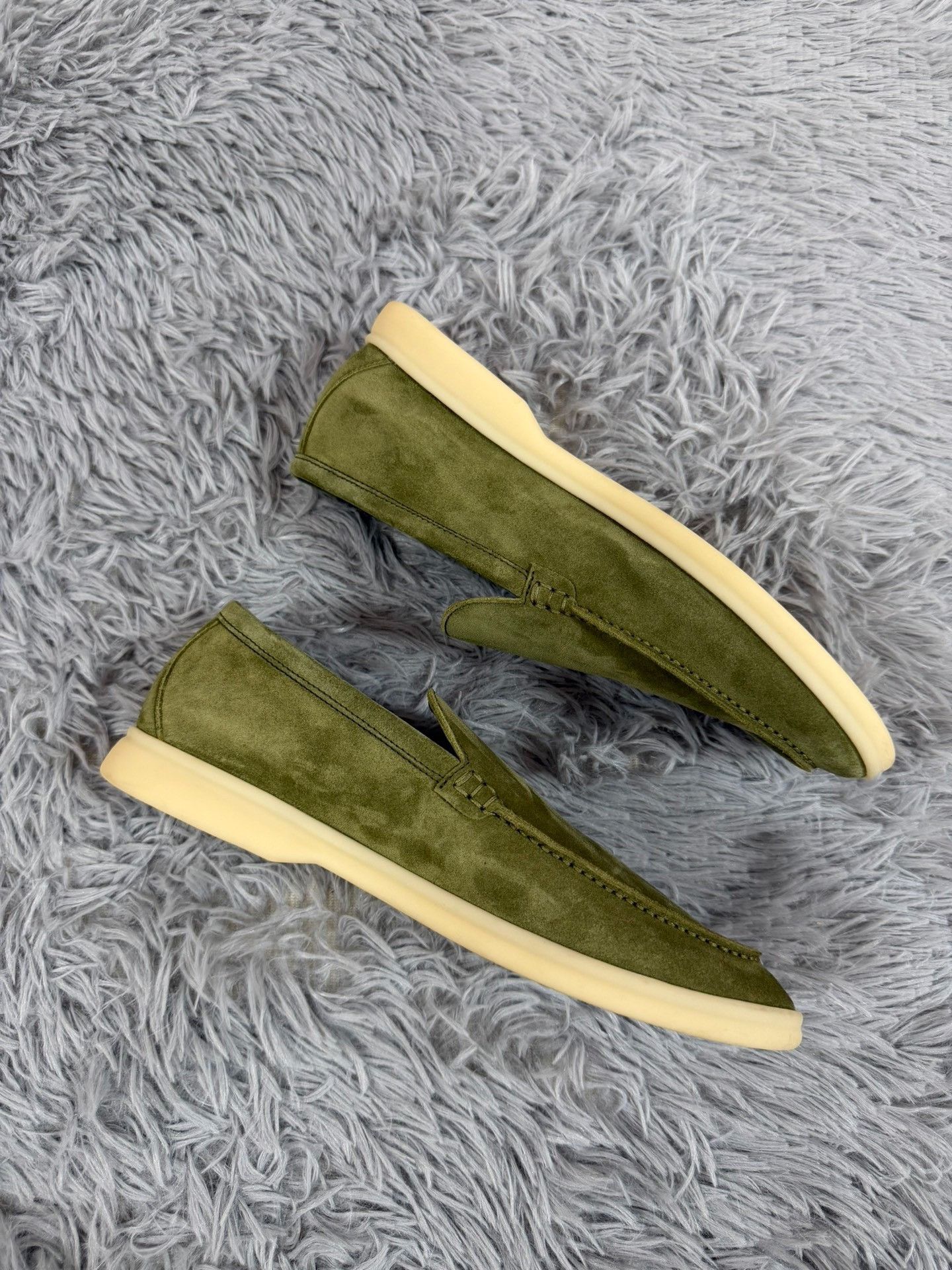 Loro Piana Loro Piana Green Slip Ons 6 Men Size US 6 / EU 39 - 3 Thumbnail