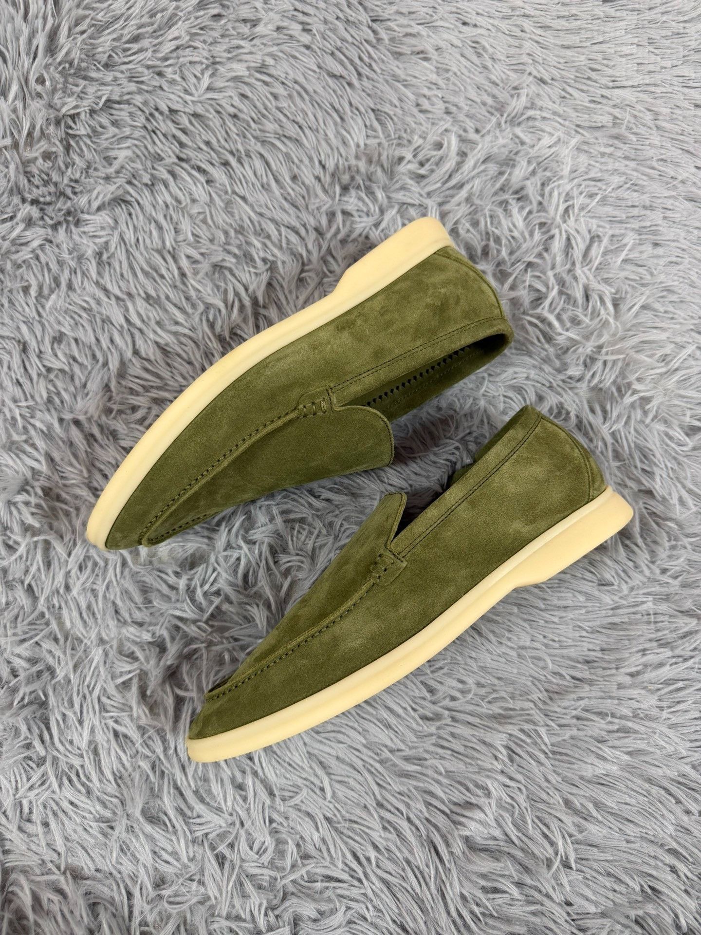 Loro Piana Loro Piana Green Slip Ons 6 Men Size US 6 / EU 39 - 2 Thumbnail
