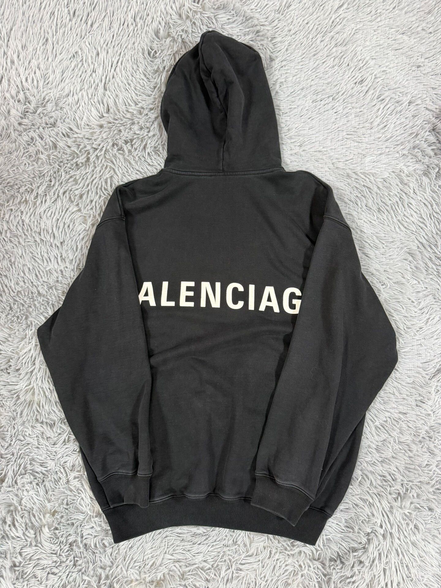 Balenciaga Balenciaga Retro Black Hoodie M Women Size M / US 6-8 / IT 42-44 - 2 Thumbnail
