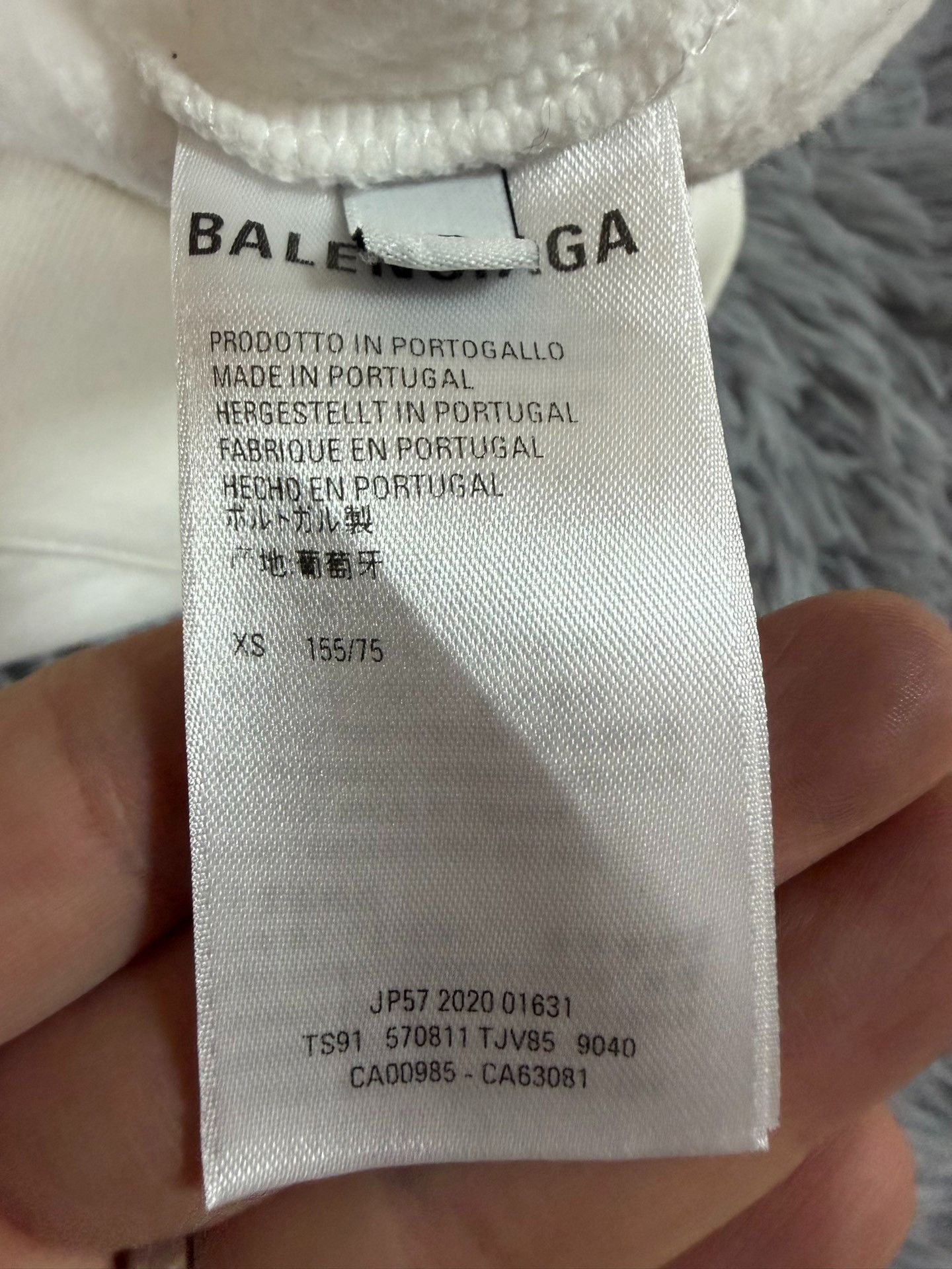 Balenciaga Balenciaga Retro White Hoodie XS Women Size XS / US 0-2 / IT 36-38 - 4 Thumbnail