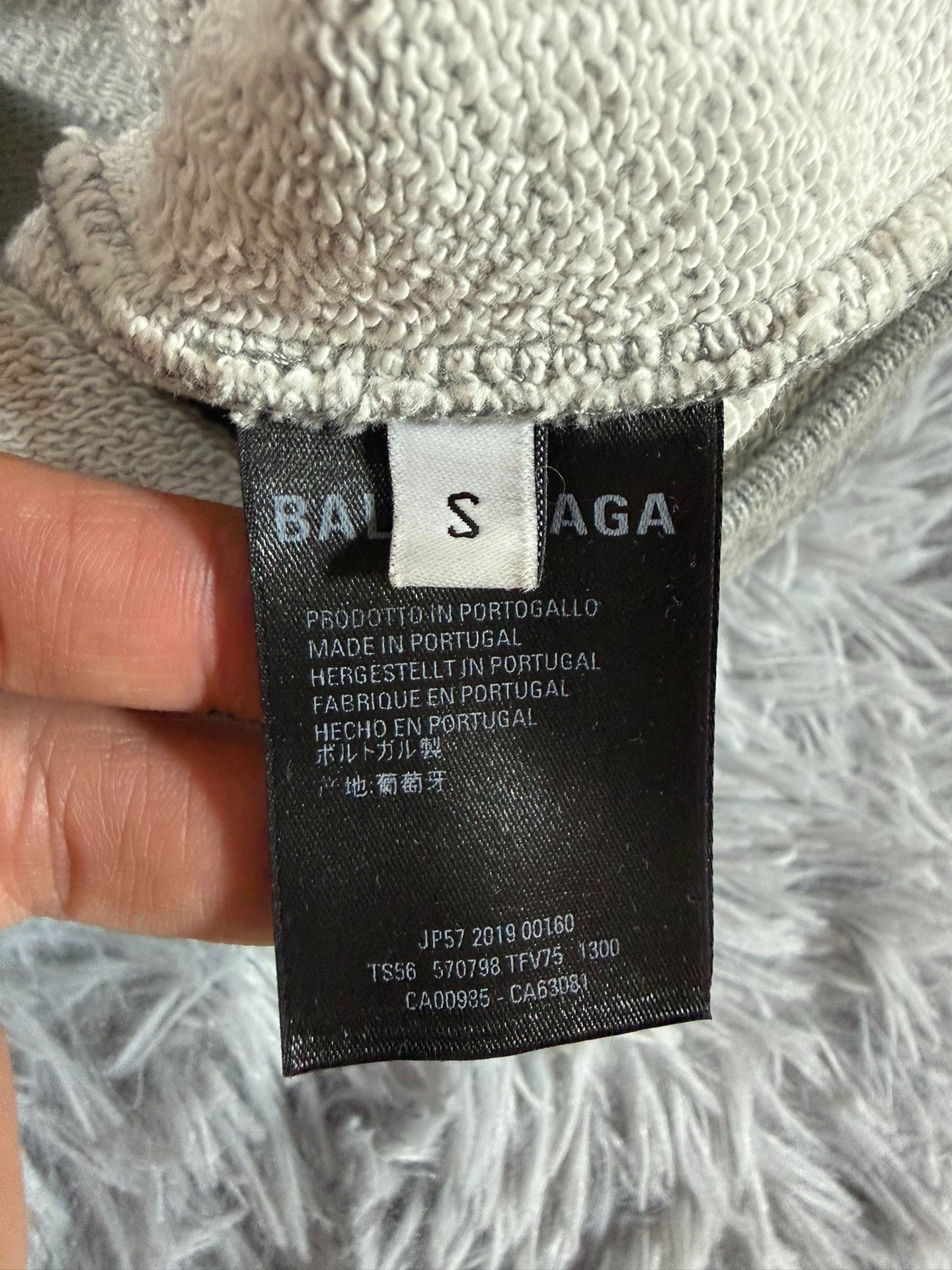 Balenciaga Balenciaga Gray Hoodie S Women Size S / US 4 / IT 40 - 4 Thumbnail