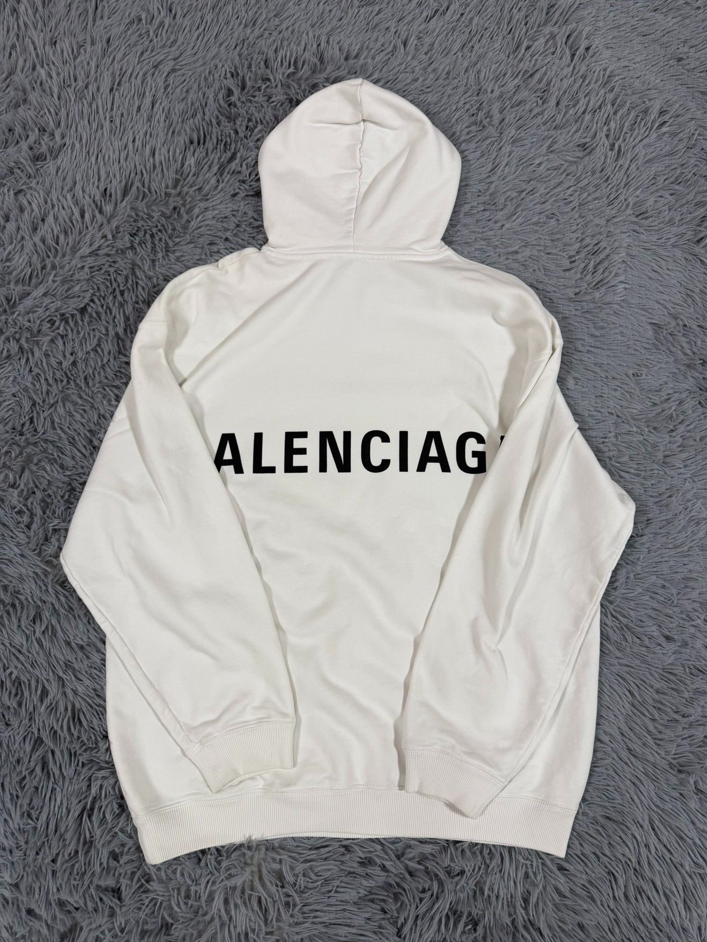 Balenciaga Balenciaga Retro White Hoodie XS Women Size XS / US 0-2 / IT 36-38 - 2 Thumbnail