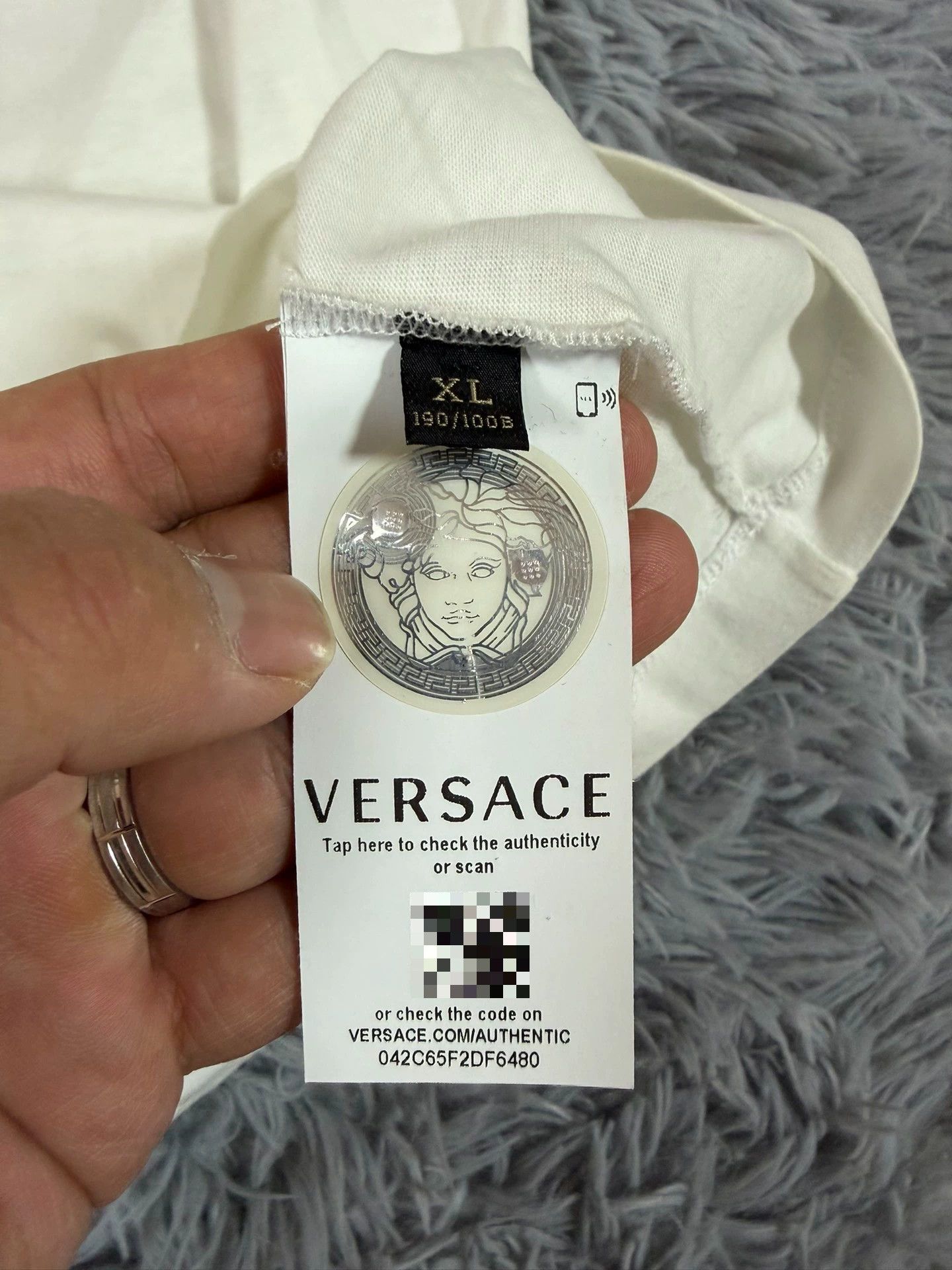 Versace Versace White T-Shirt xl Men Size US XL / EU 56 / 4 - 4 Thumbnail