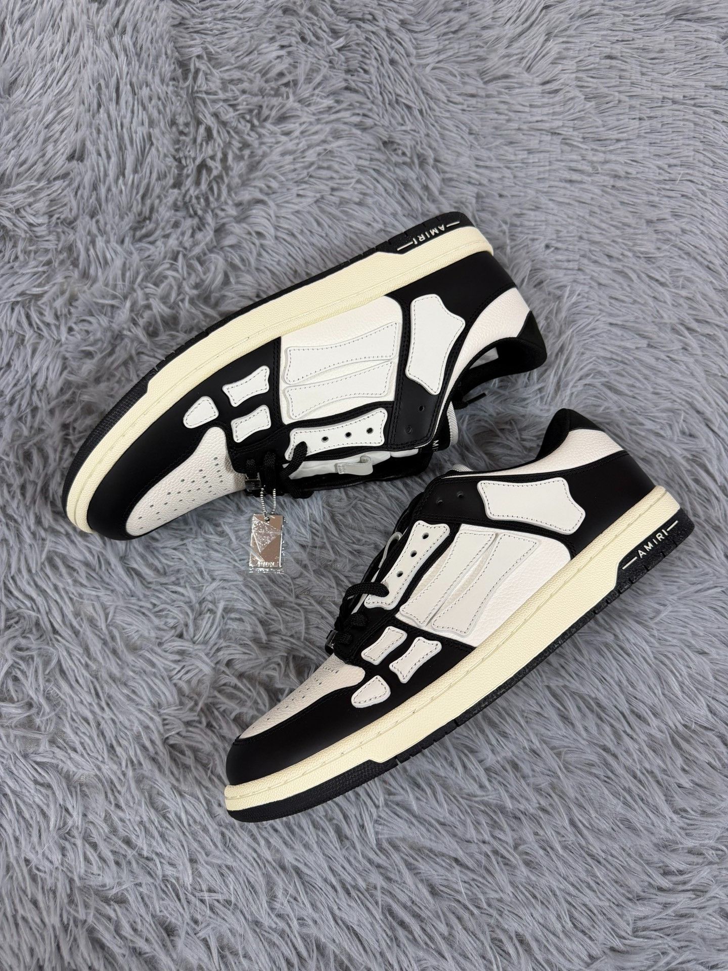 Amiri Amiri Black Lowtop Sneakers 12 Men Size US 12 / EU 45 - 2 Thumbnail