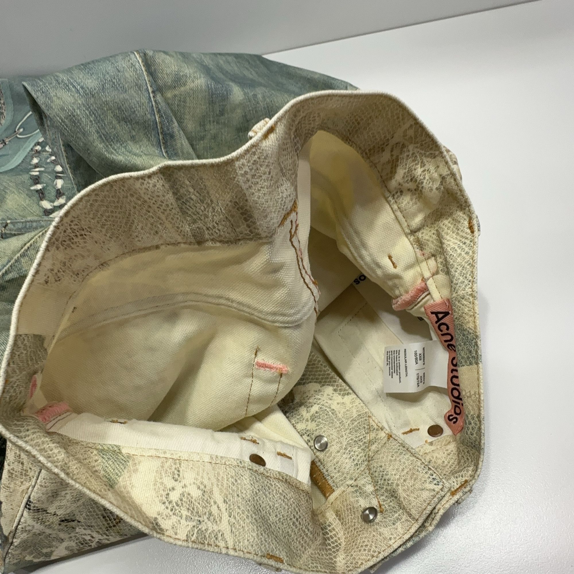 Acne Studios Acne Studios 3D Pearl Print 1981 Jeans XXS Size US 40 / EU 56 - 7 Thumbnail