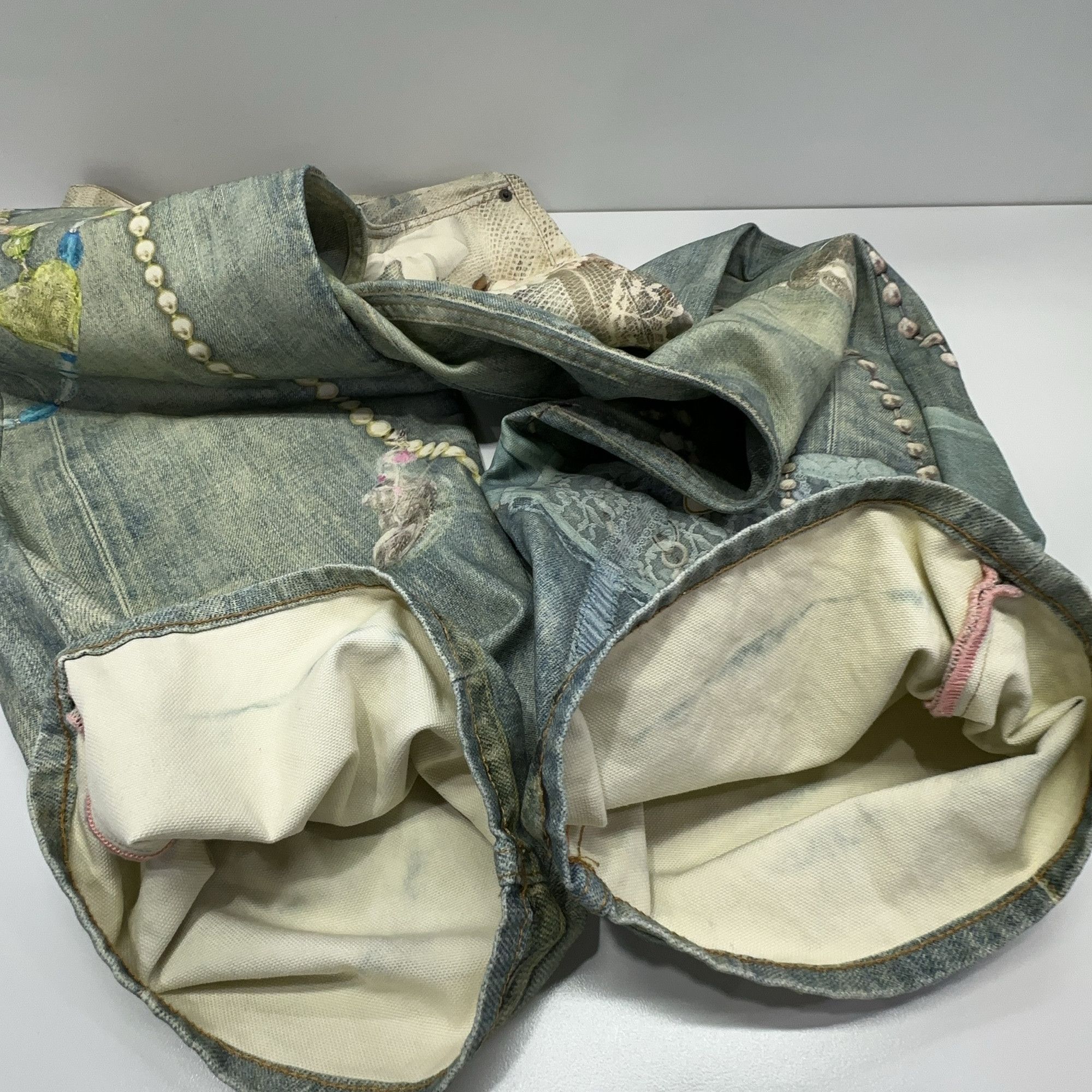 Acne Studios Acne Studios 3D Pearl Print 1981 Jeans XXS Size US 40 / EU 56 - 6 Thumbnail
