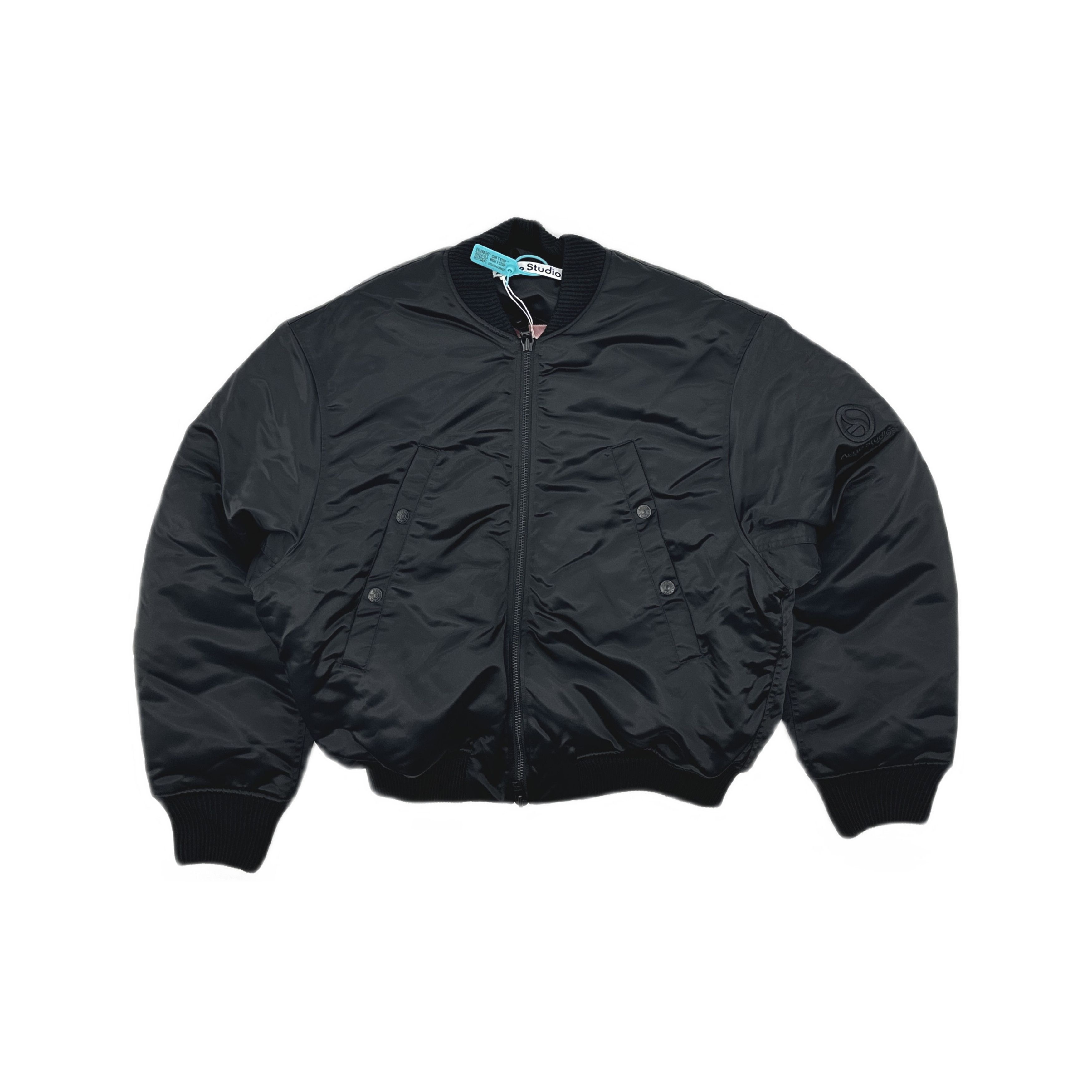 Acne Studios Acne Studios Logo Embroidered Bomber Jacket 44 Size US S / EU 44-46 / 1 - 2 Thumbnail