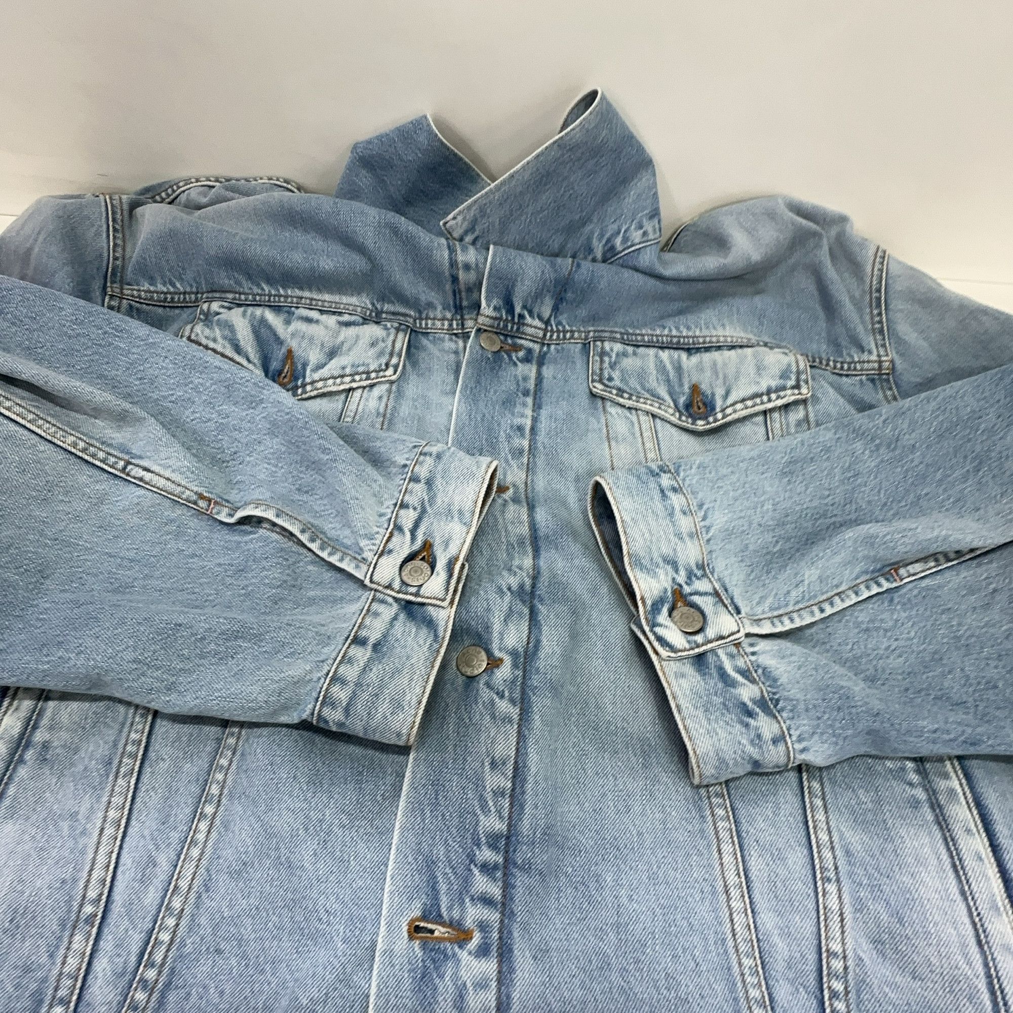Acne Studios Acne Studios SS22 Washed Blue Denim Jacket XL Size US XL / EU 56 / 4 - 6 Thumbnail