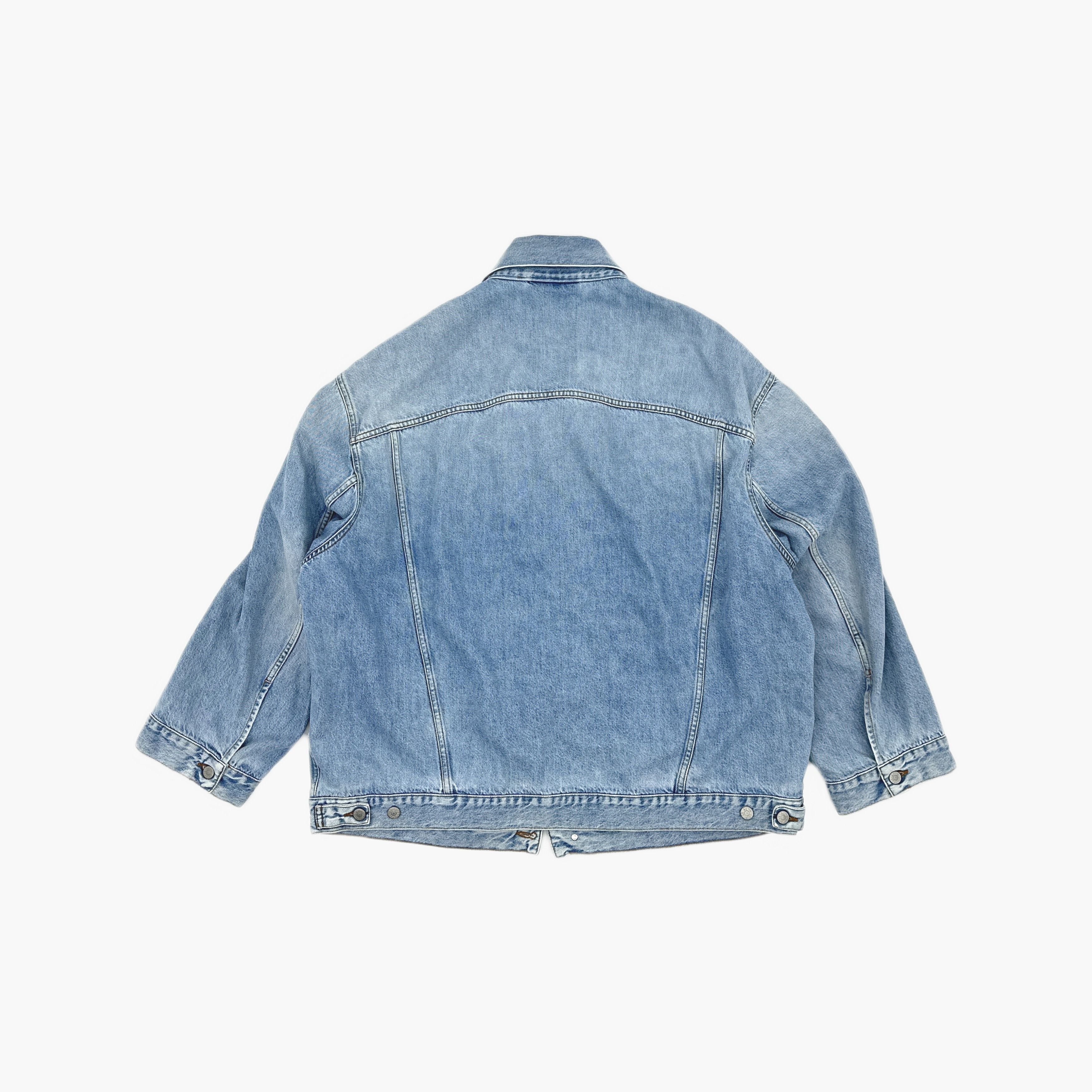 Acne Studios Acne Studios SS22 Washed Blue Denim Jacket XL Size US XL / EU 56 / 4 - 3 Thumbnail