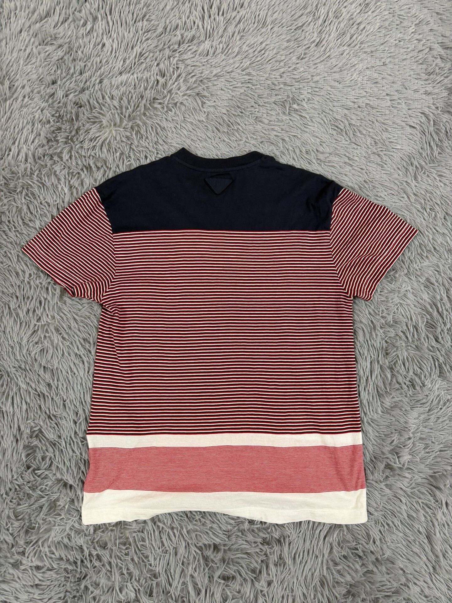 Prada Prada Striped Pink T-Shirt S Women Size S / US 4 / IT 40 - 2 Thumbnail