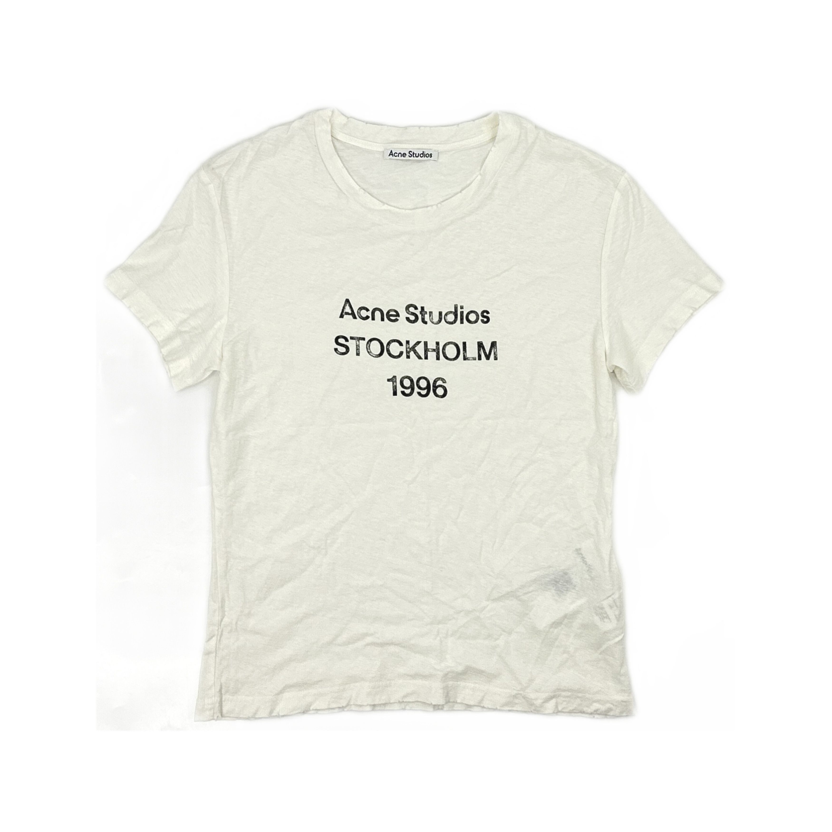 Acne Studios Acne Studios Stockholm 1996 Logo T-Shirt S Size US S / EU 44-46 / 1 - 2 Thumbnail